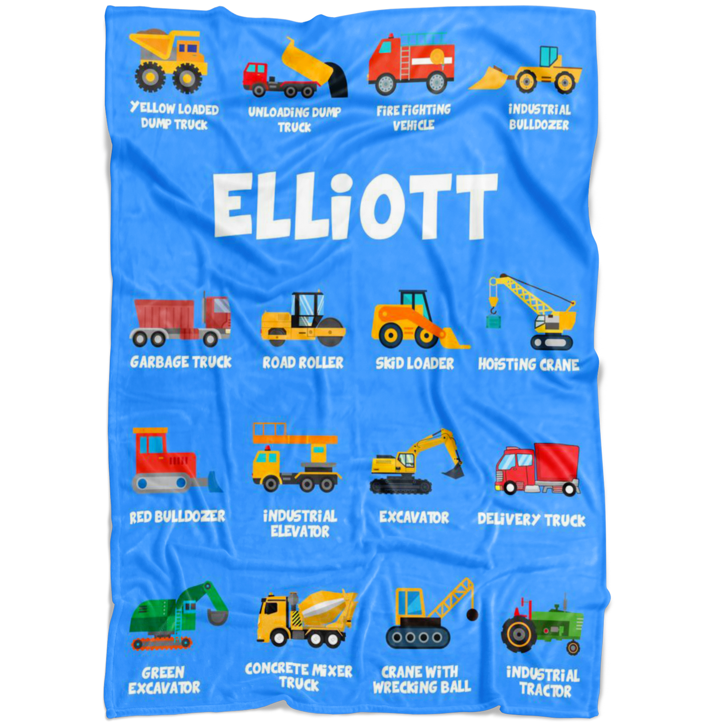 Elliott Construction Blanket Blue