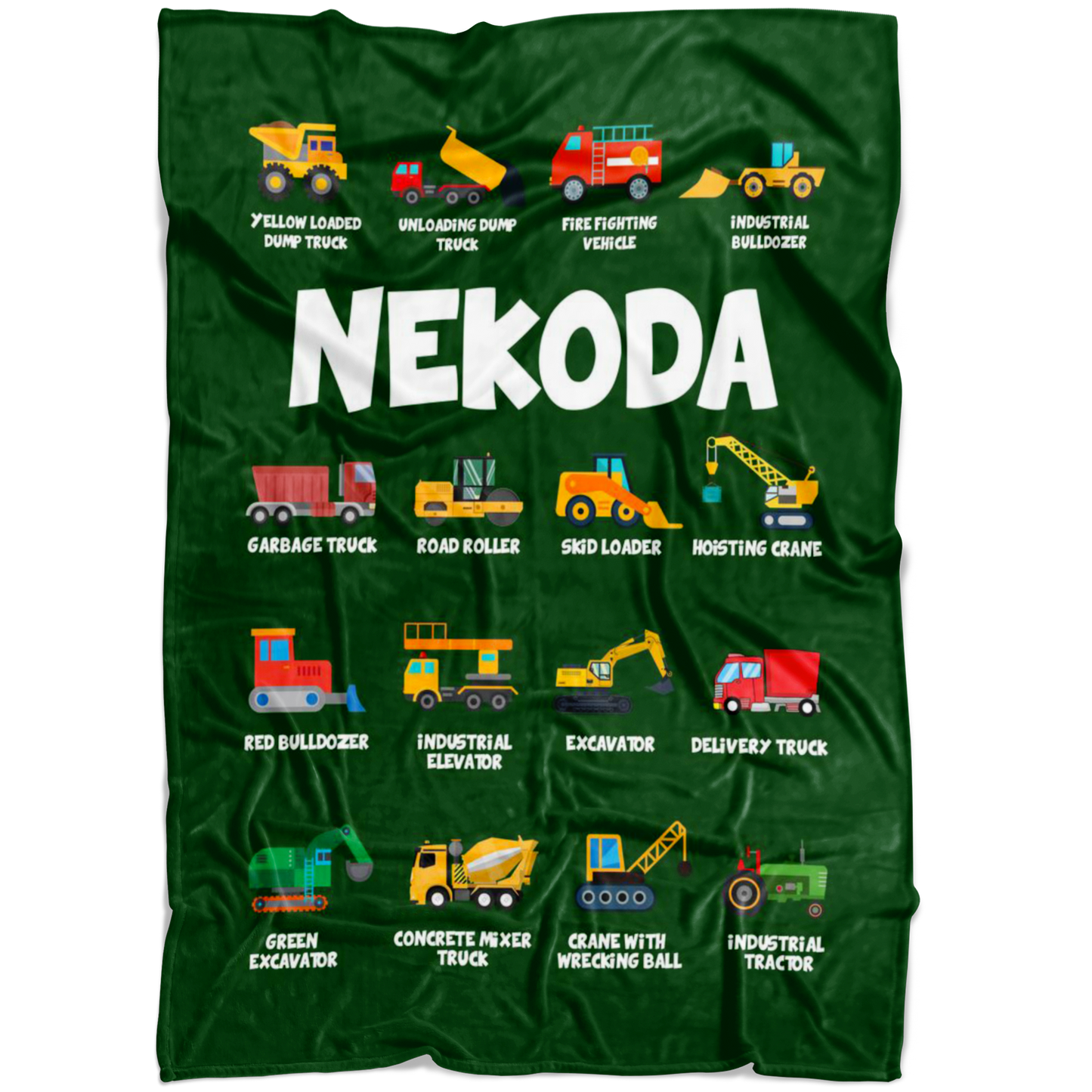 Nekoda Construction Blanket Green