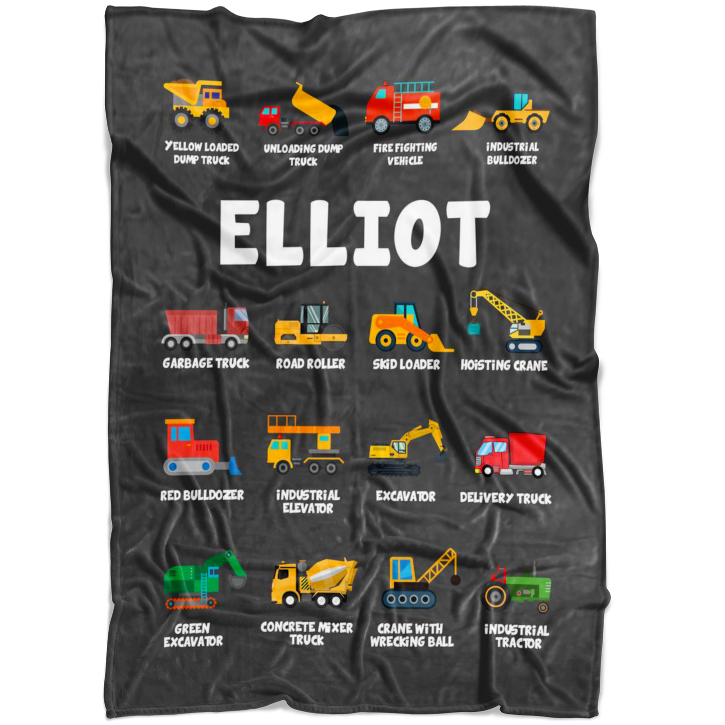 Elliot Construction Blanket Grey