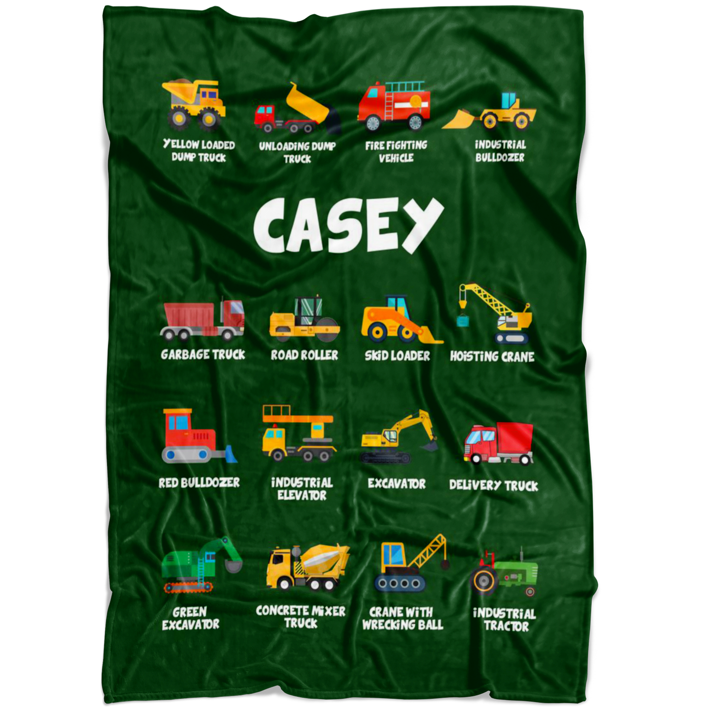 Casey Construction Blanket Green