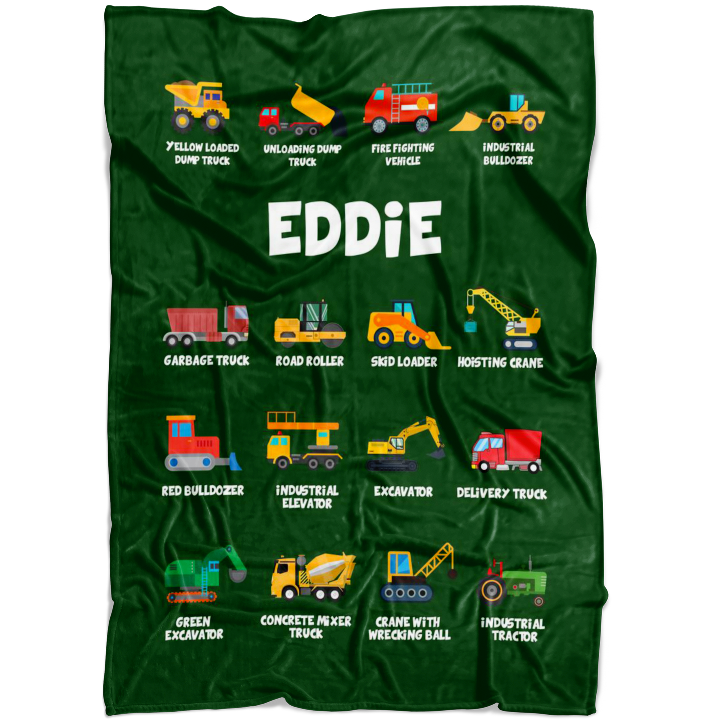 Eddie Construction Blanket Green