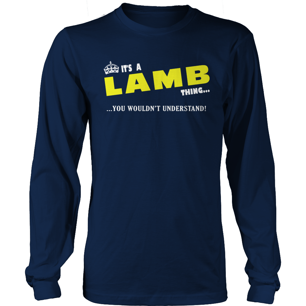 It's A Lamb Thing, You Wouldn't Understand