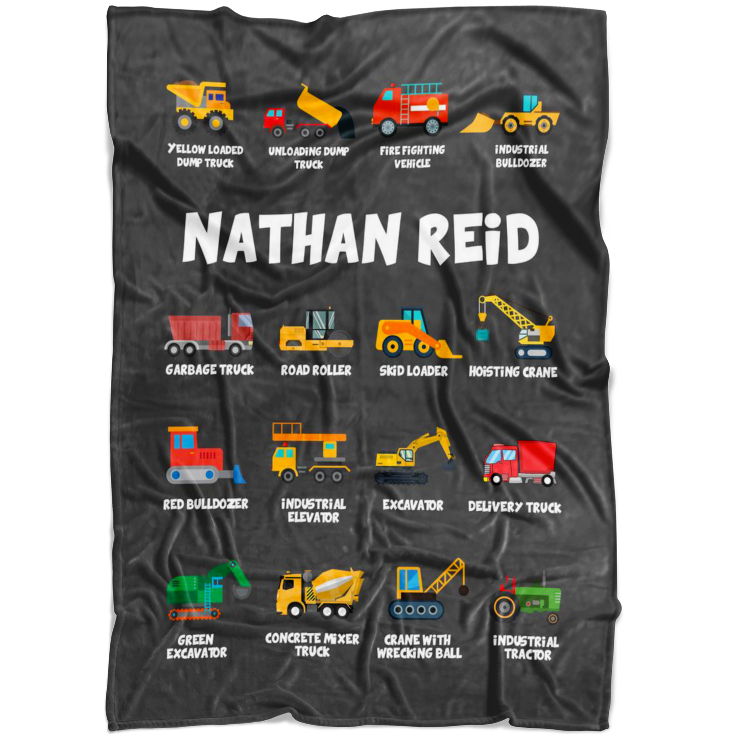 Nathan Reid Construction Blanket Grey