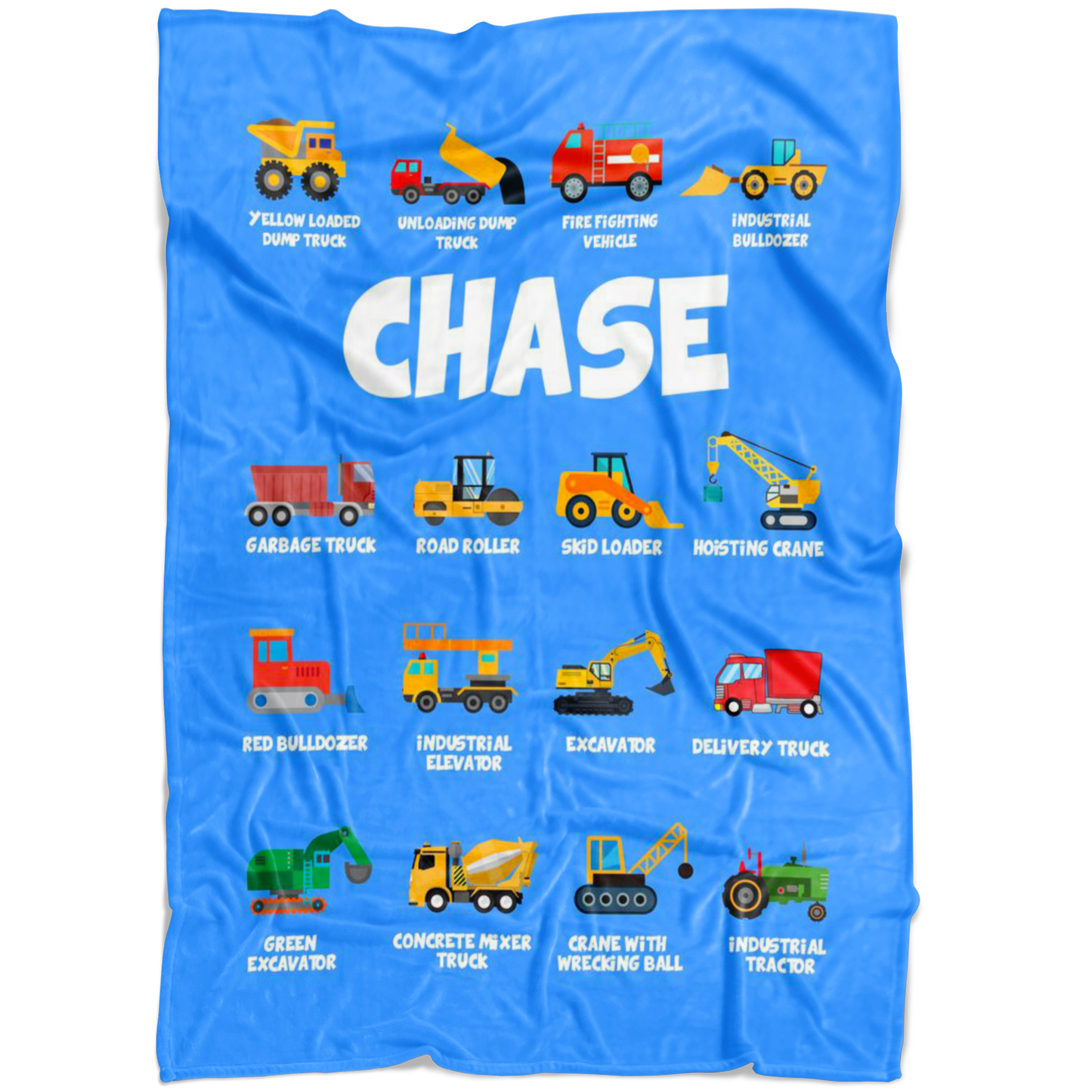 Chase Construction Blanket Blue