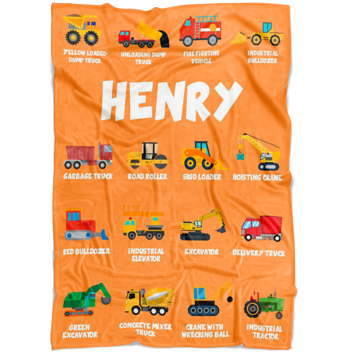 Henry Construction Blanket Orange
