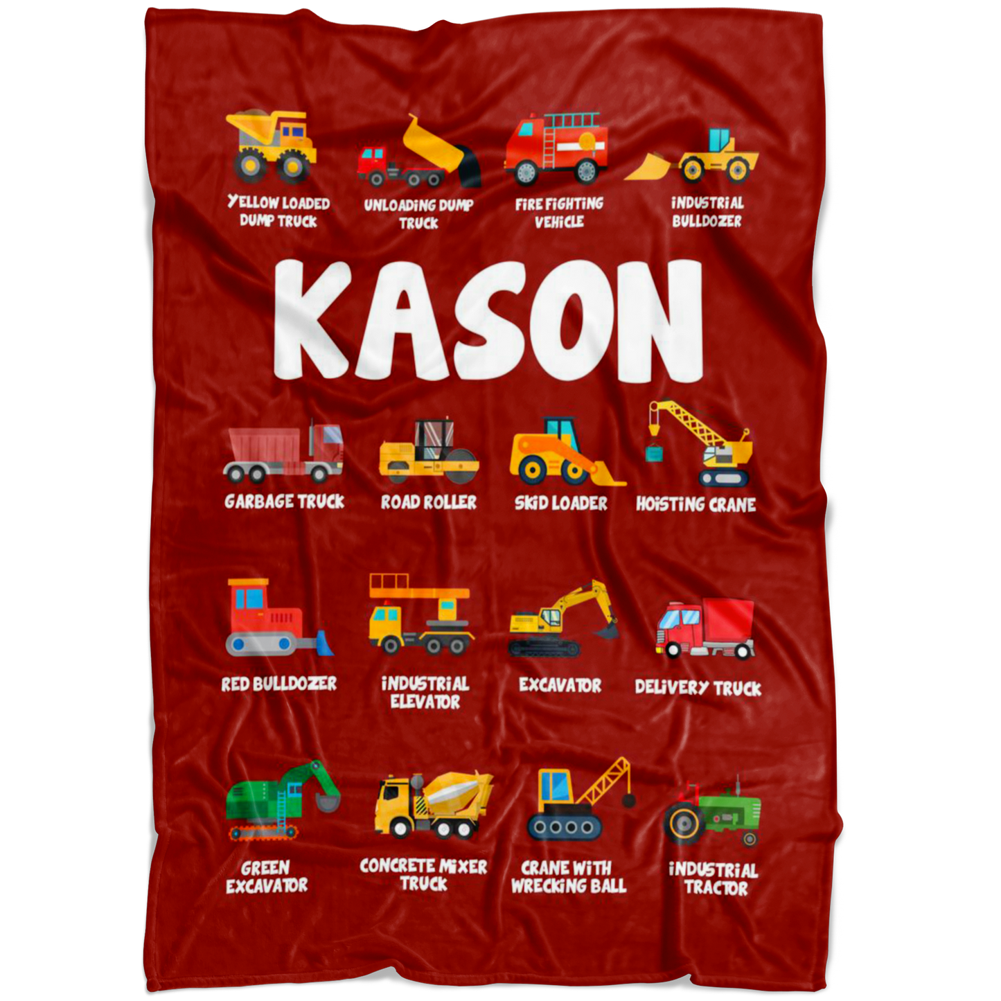 Kason Construction Blanket Red
