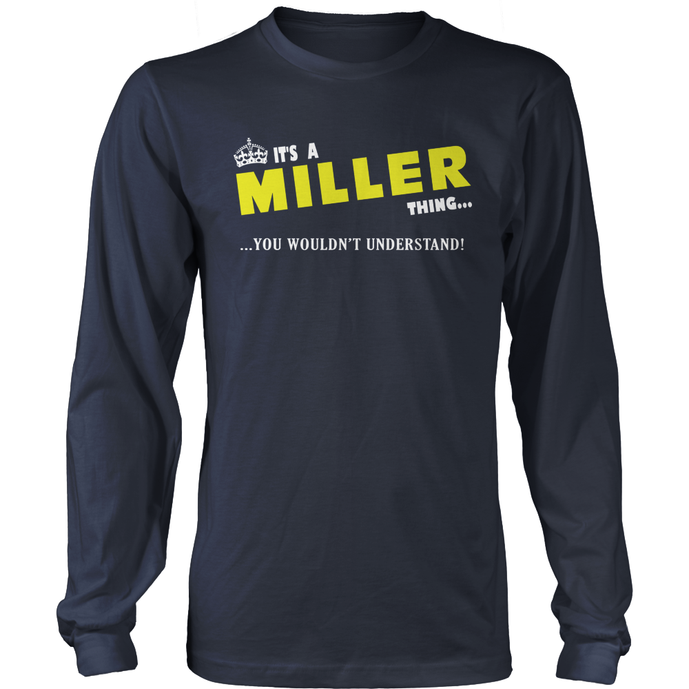 It's A Miller Thing, You Wouldn't Understand