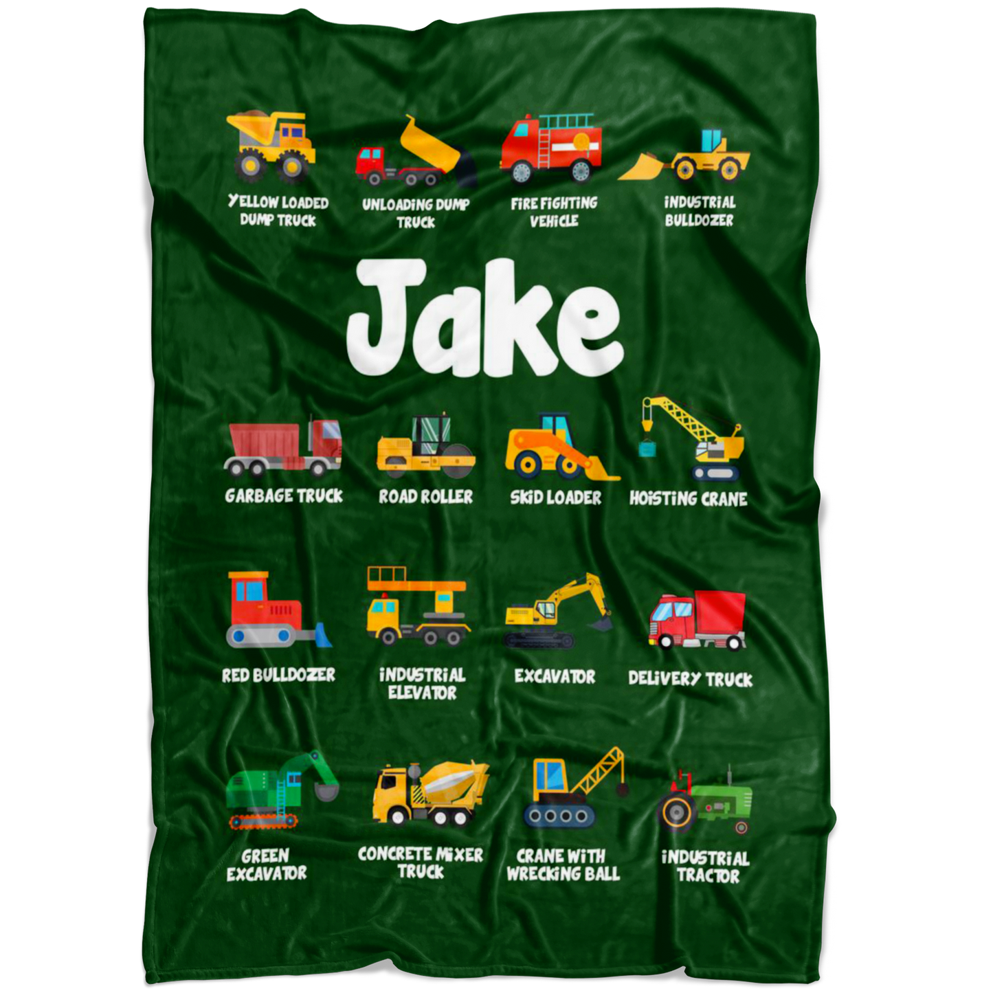 Jake Construction Blanket Green