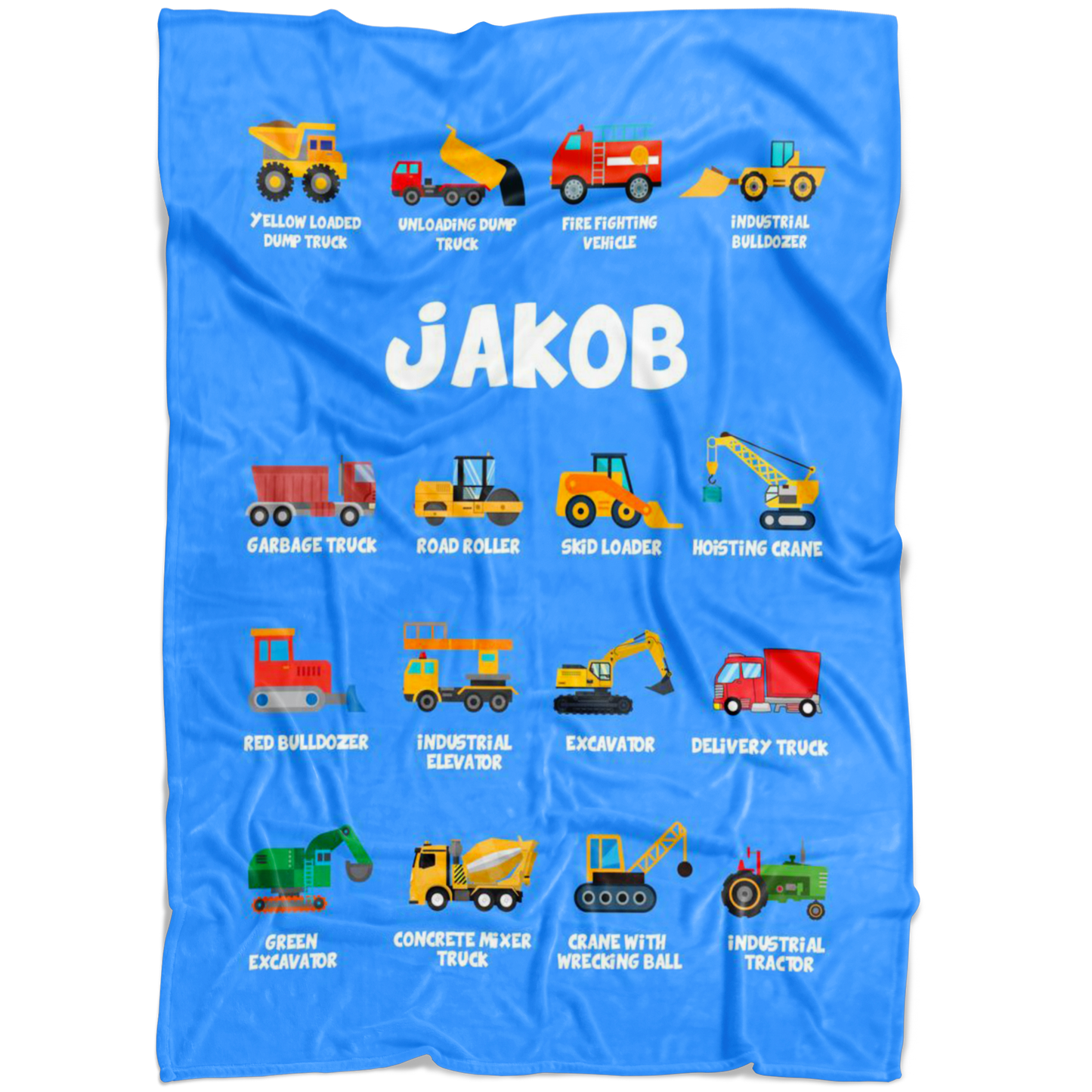 Jakob Construction Blanket Blue