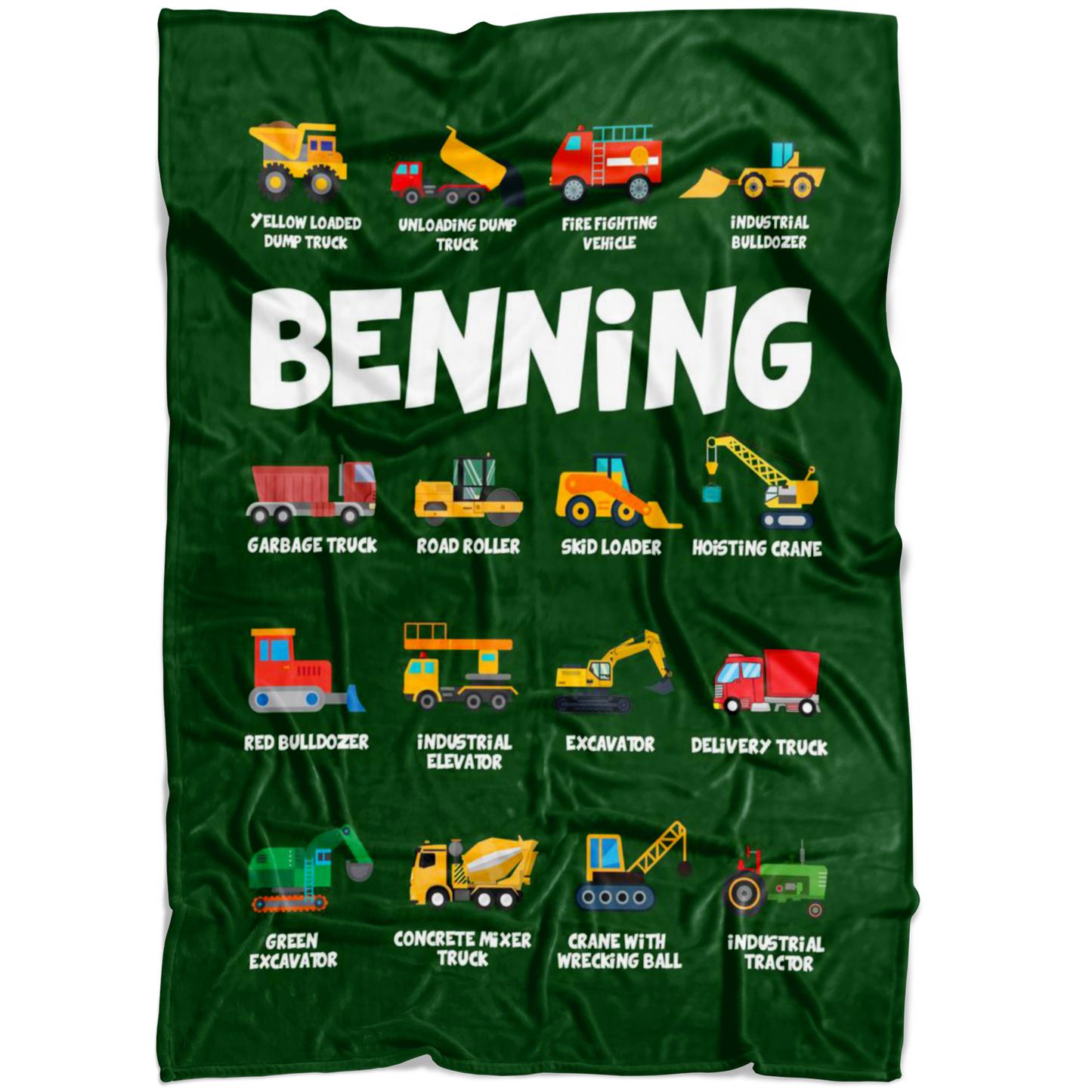 Benning Construction Blanket Green
