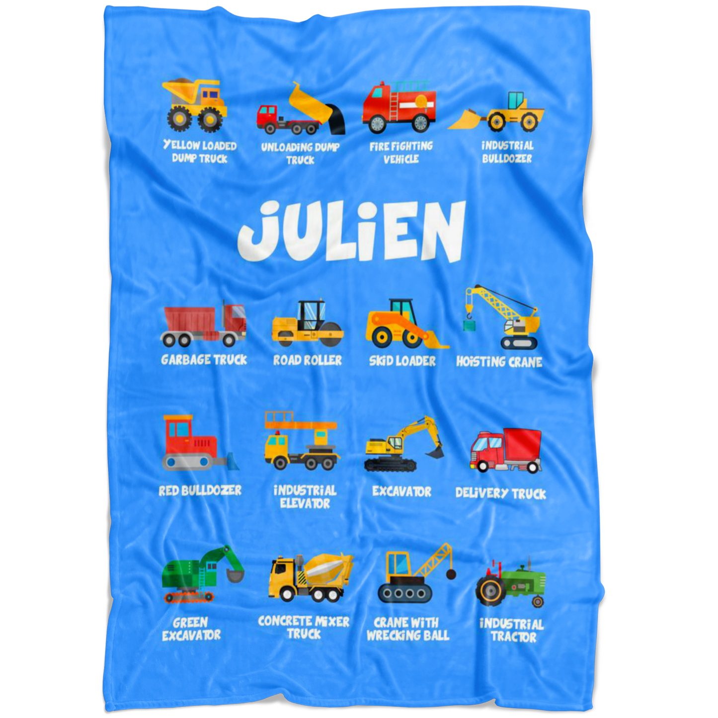 Julien Construction Blanket Blue