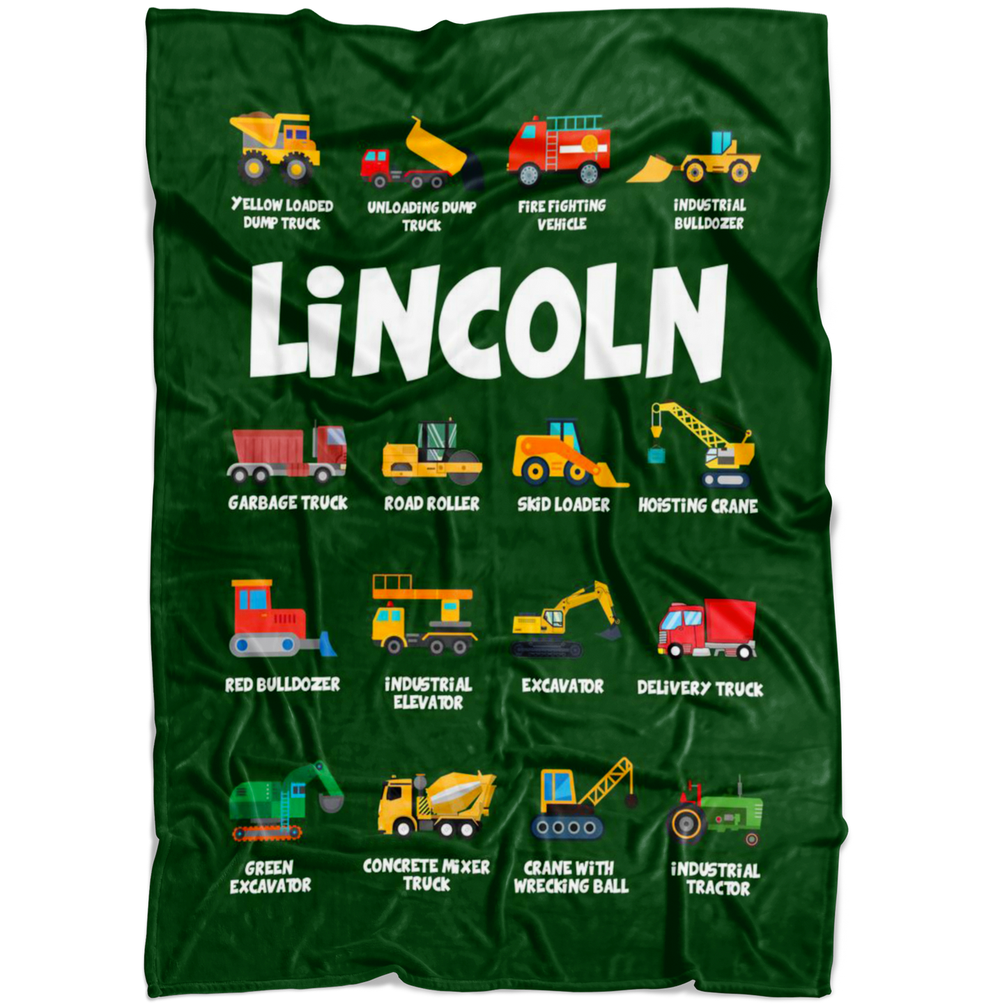 Lincoln Construction Blanket Green