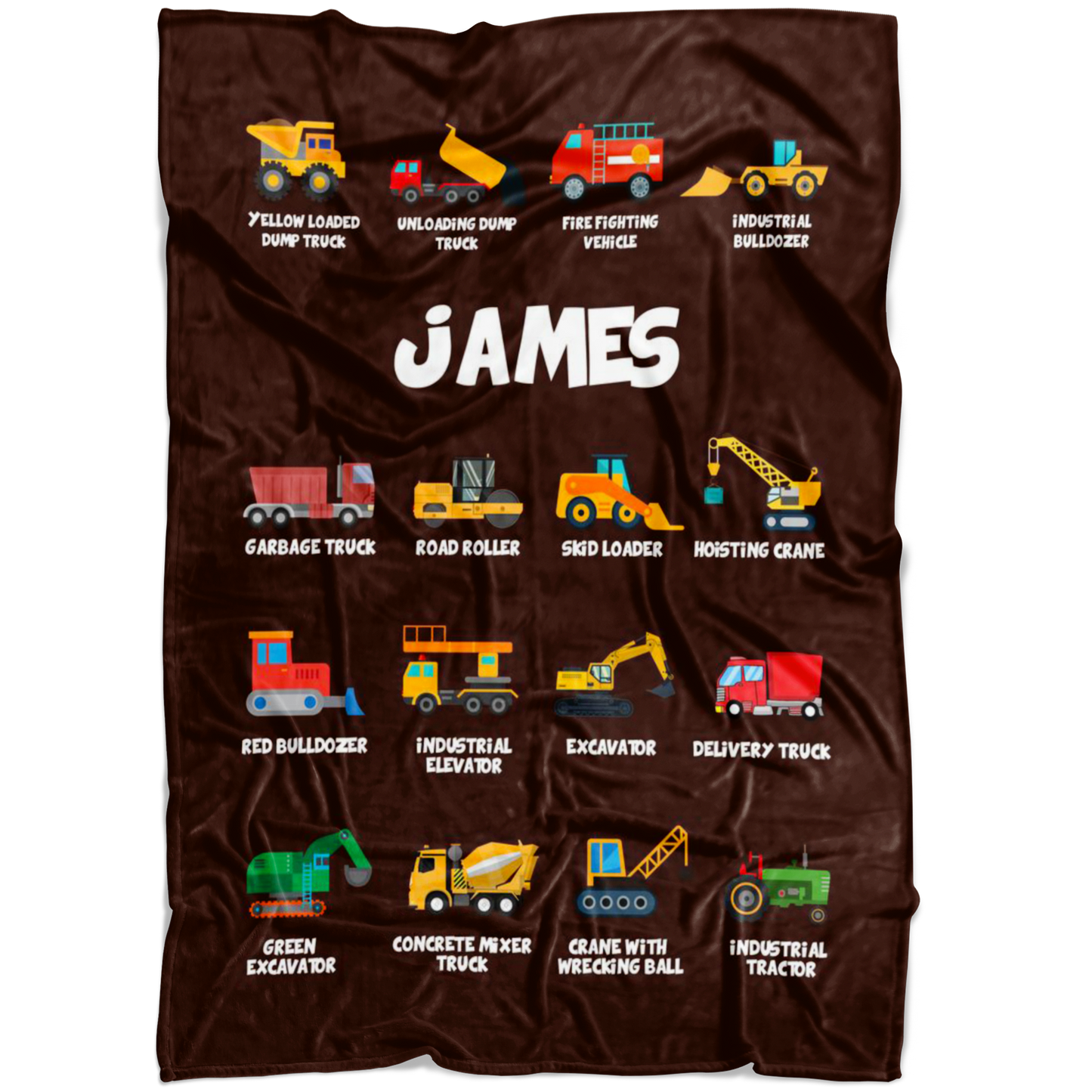 James Construction Blanket Brown