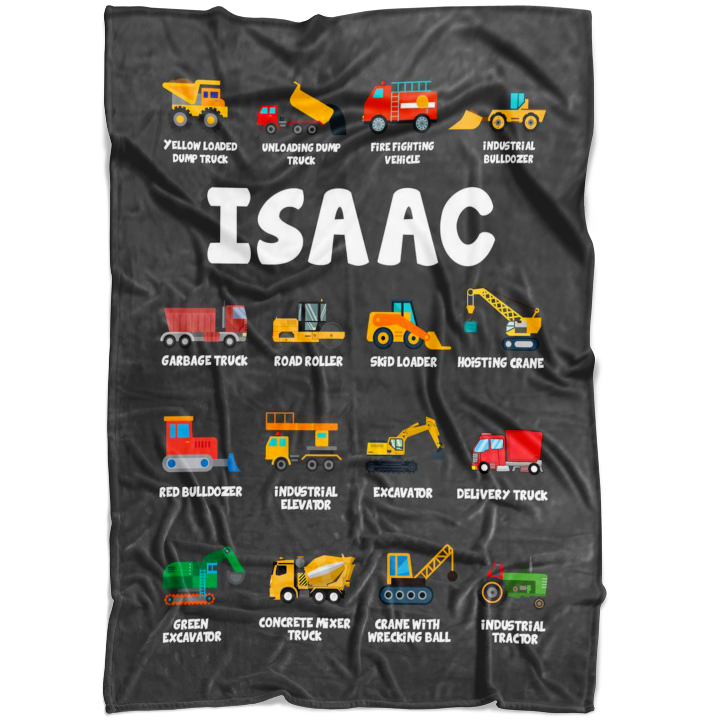 Isaac Construction Blanket Grey