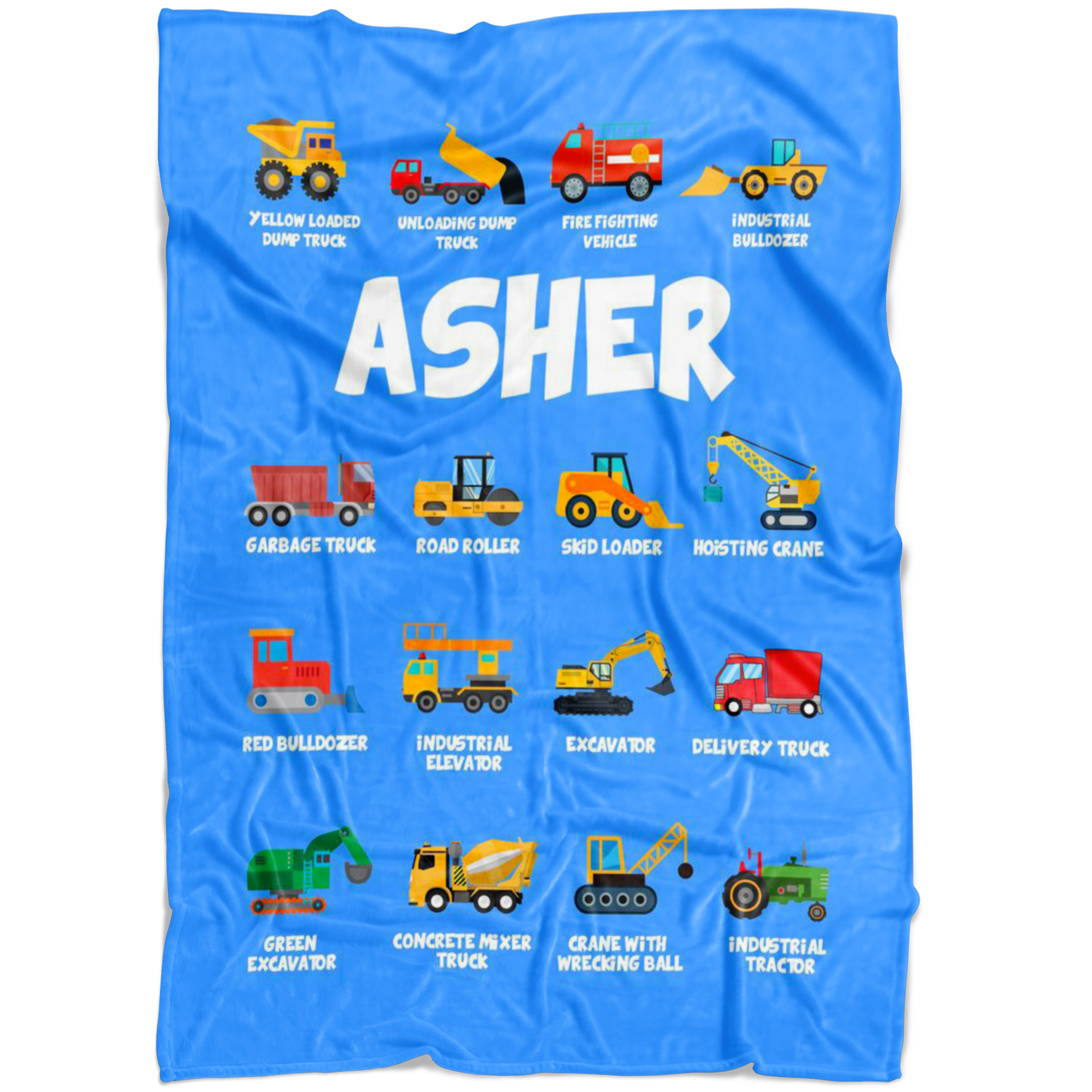 Asher Construction Blanket Green