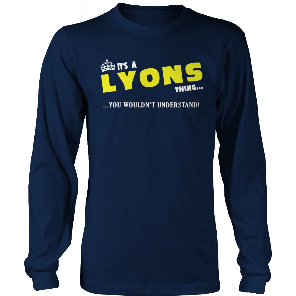 It's A Lyons Thing, You Wouldn't Understand