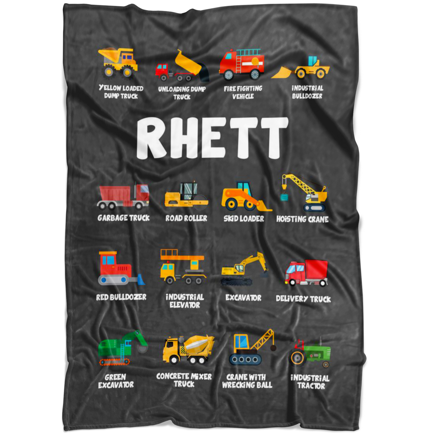 Rhett Construction Blanket Grey