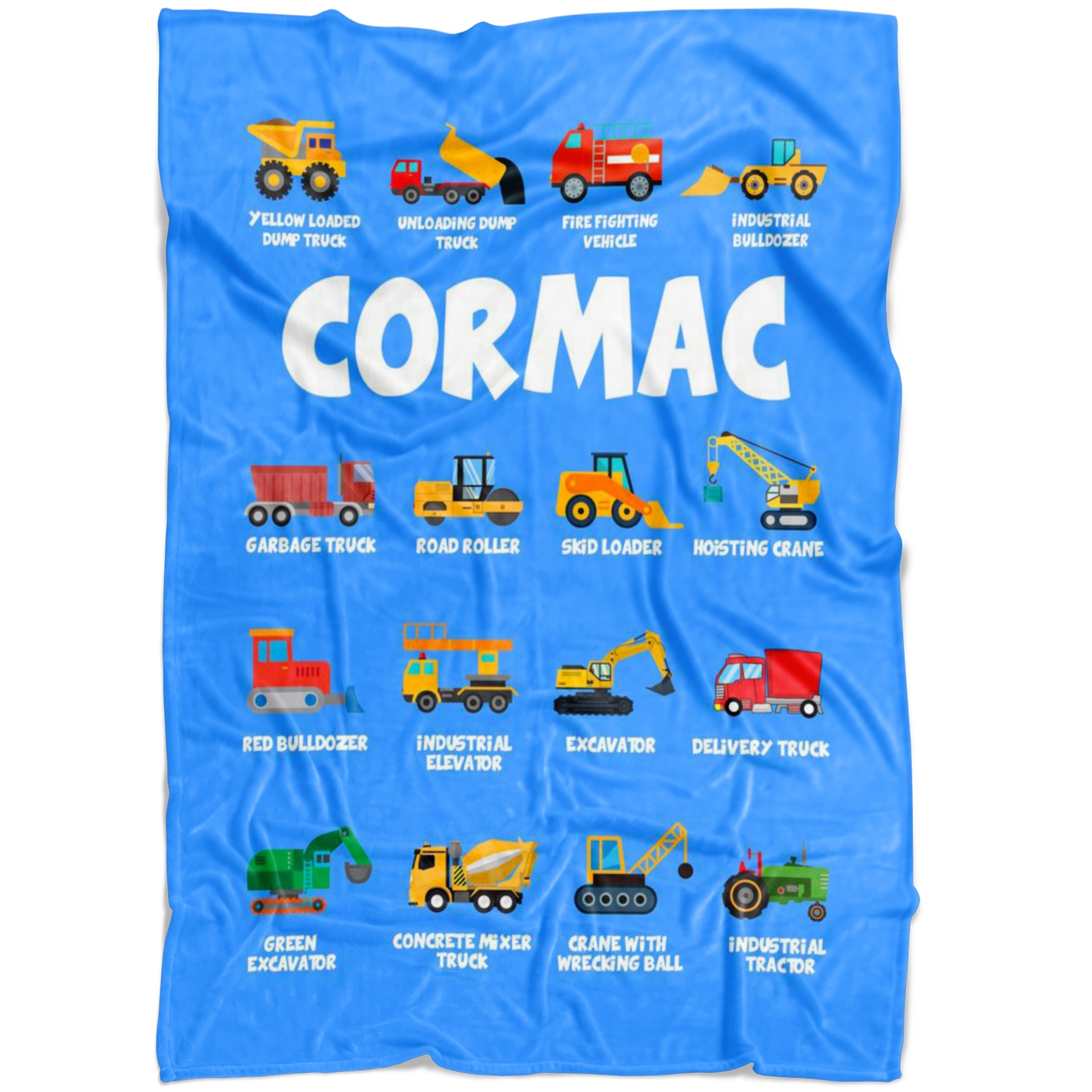 Cormac Construction Blanket Blue