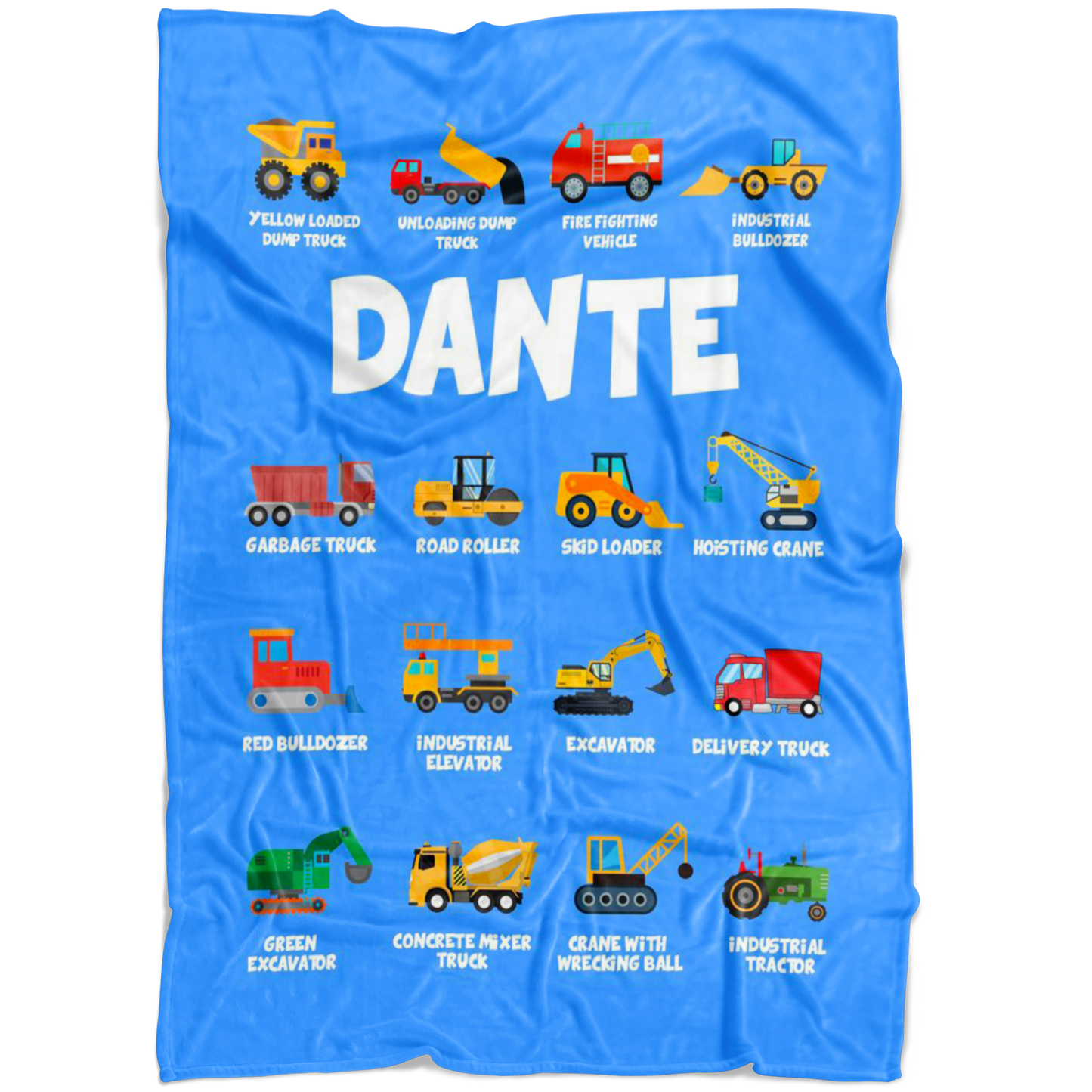 Dante Construction Blanket Blue