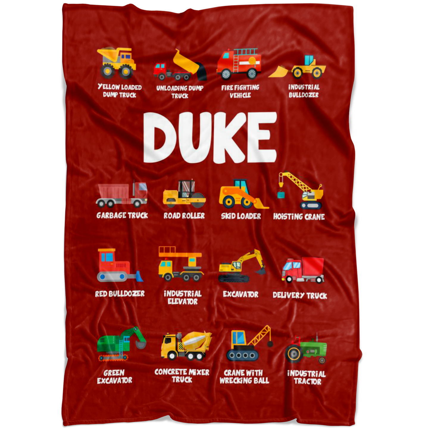 DUKE Construction Blanket Red