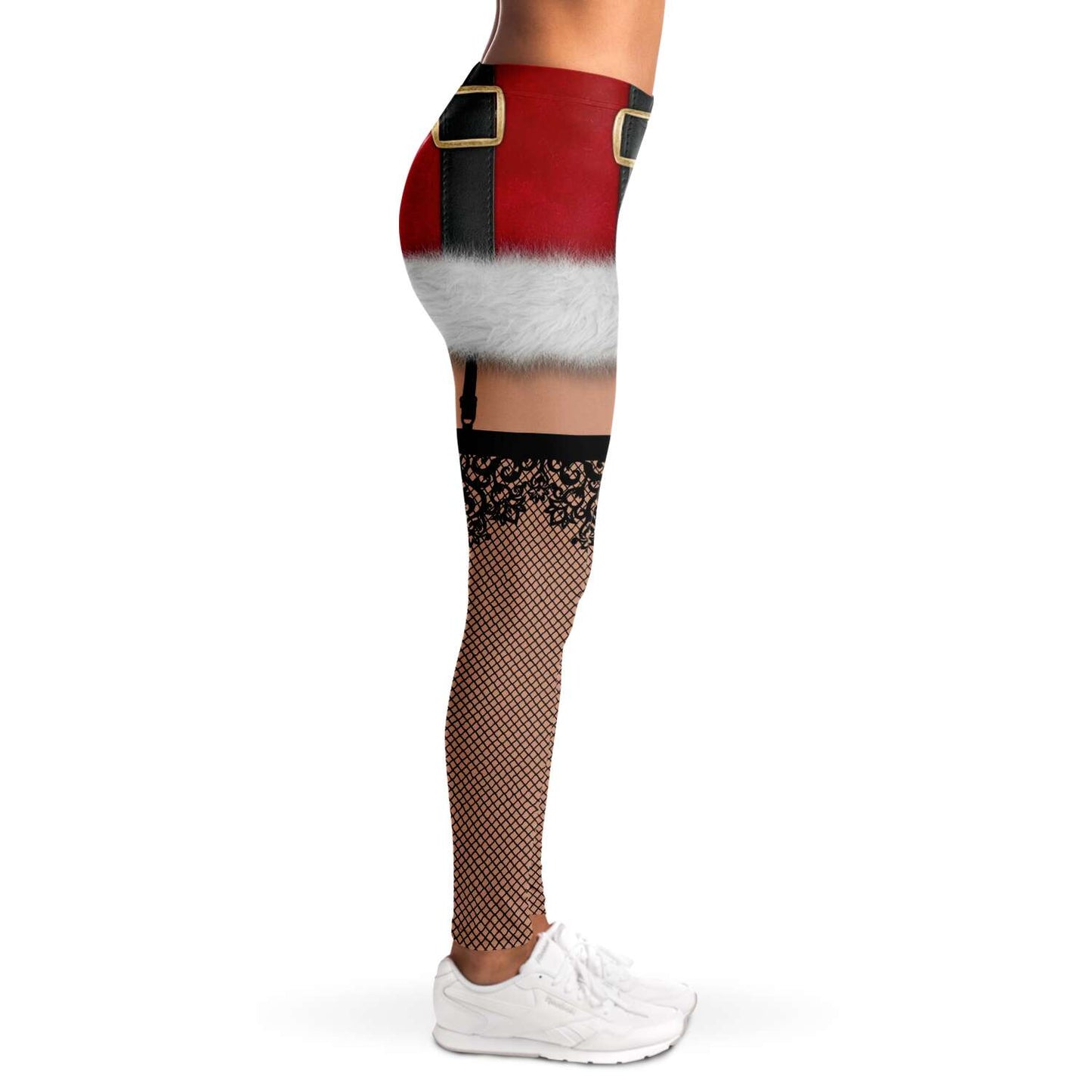 Naughty Santa Christmas Leggings