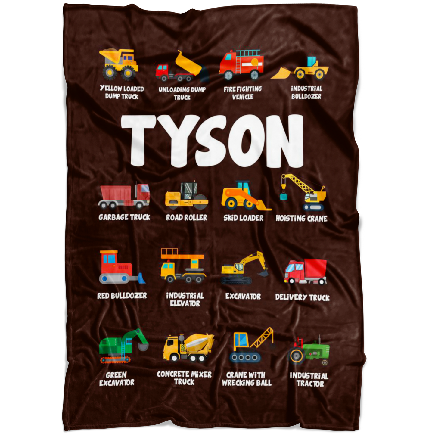Tyson Construction Blanket Brown