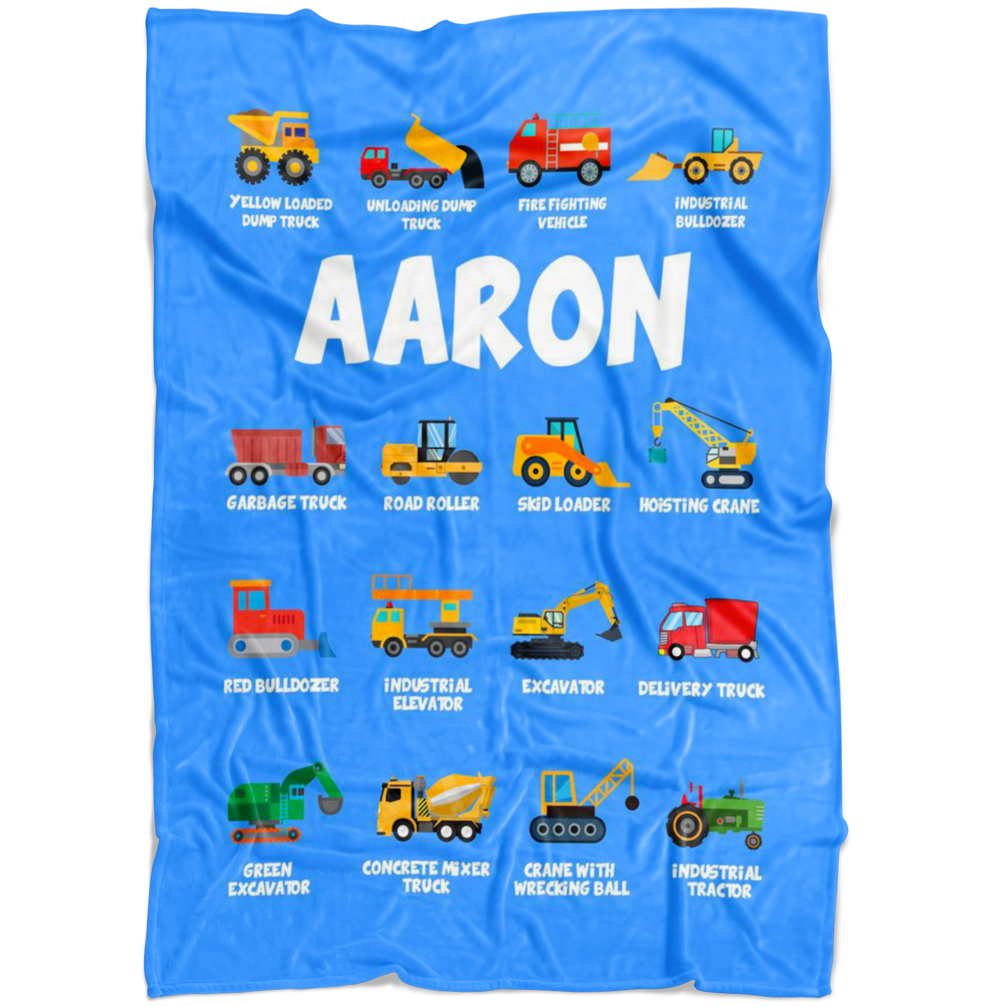 Aaron Construction Blanket Blue