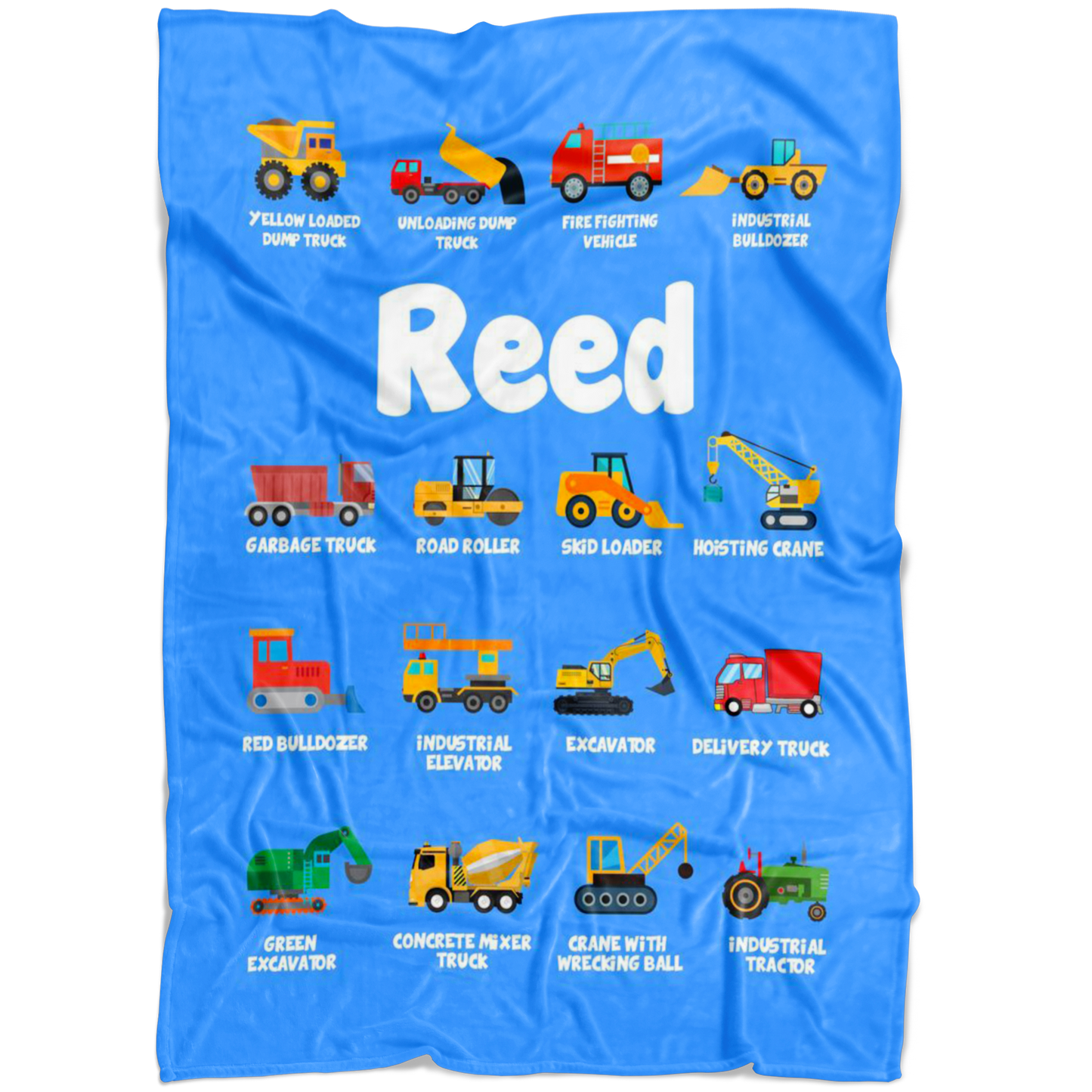Reed Construction Blanket Blue