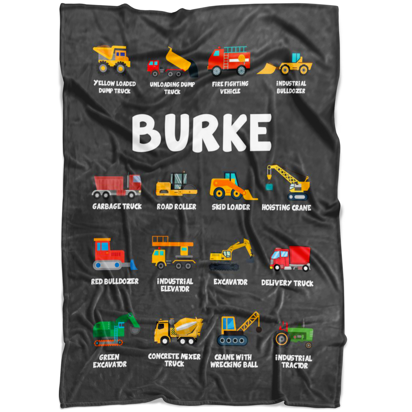 BURKE Construction Blanket Grey