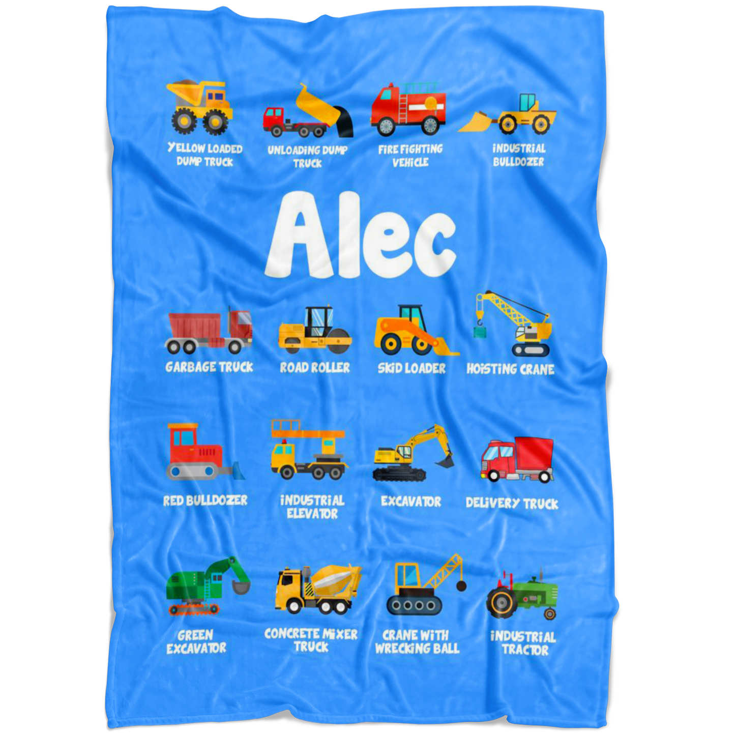 Alec Construction Blanket Blue