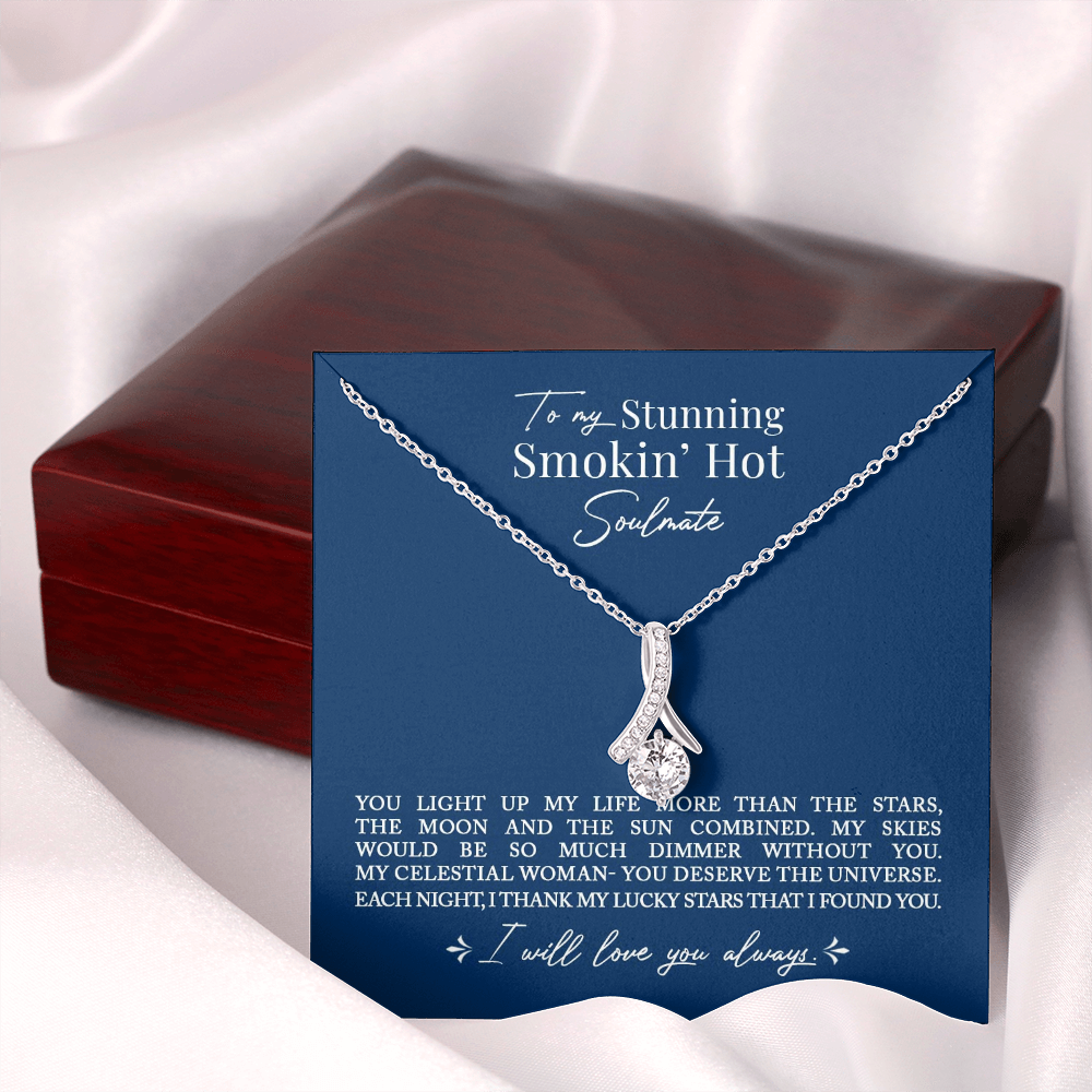 Smokin' Hot Soulmate - Gift for Wife or Girlfriend | Alluring Beauty Necklace