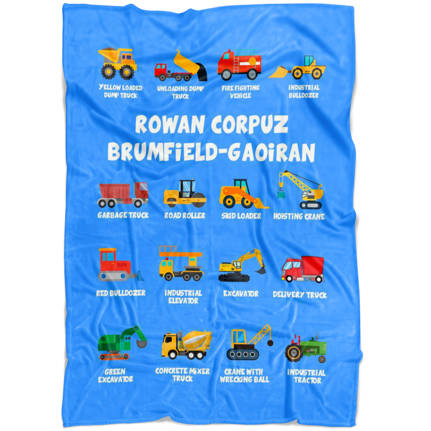Rowan Corpuz Brumfield-Gaoiran Construction Blanket Blue