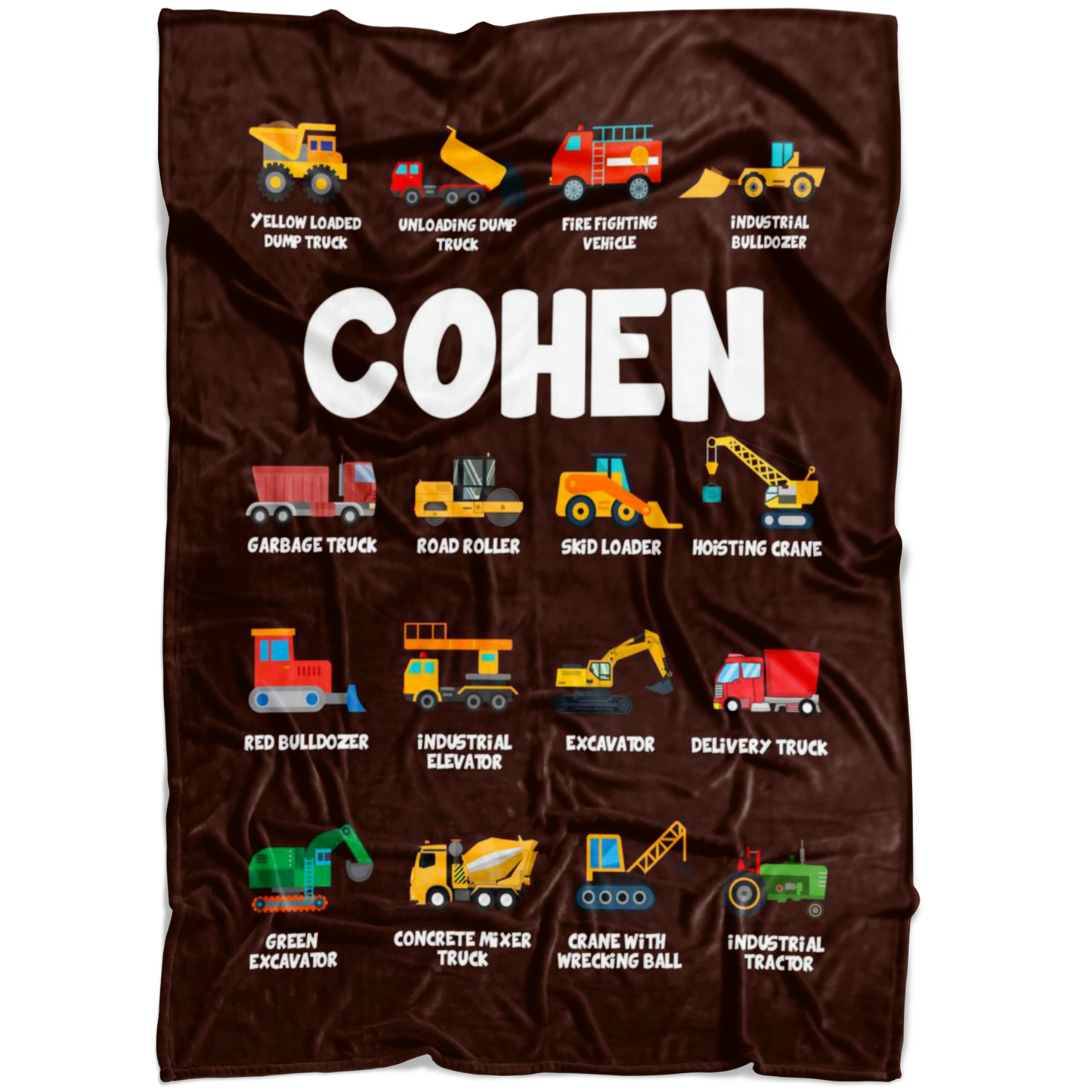 COHEN Construction Blanket Brown