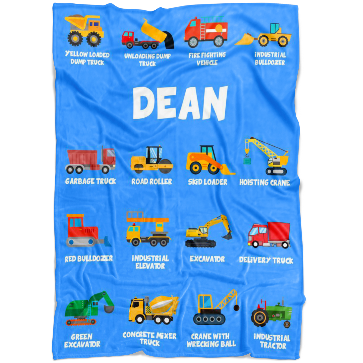 Dean Construction Blanket Blue