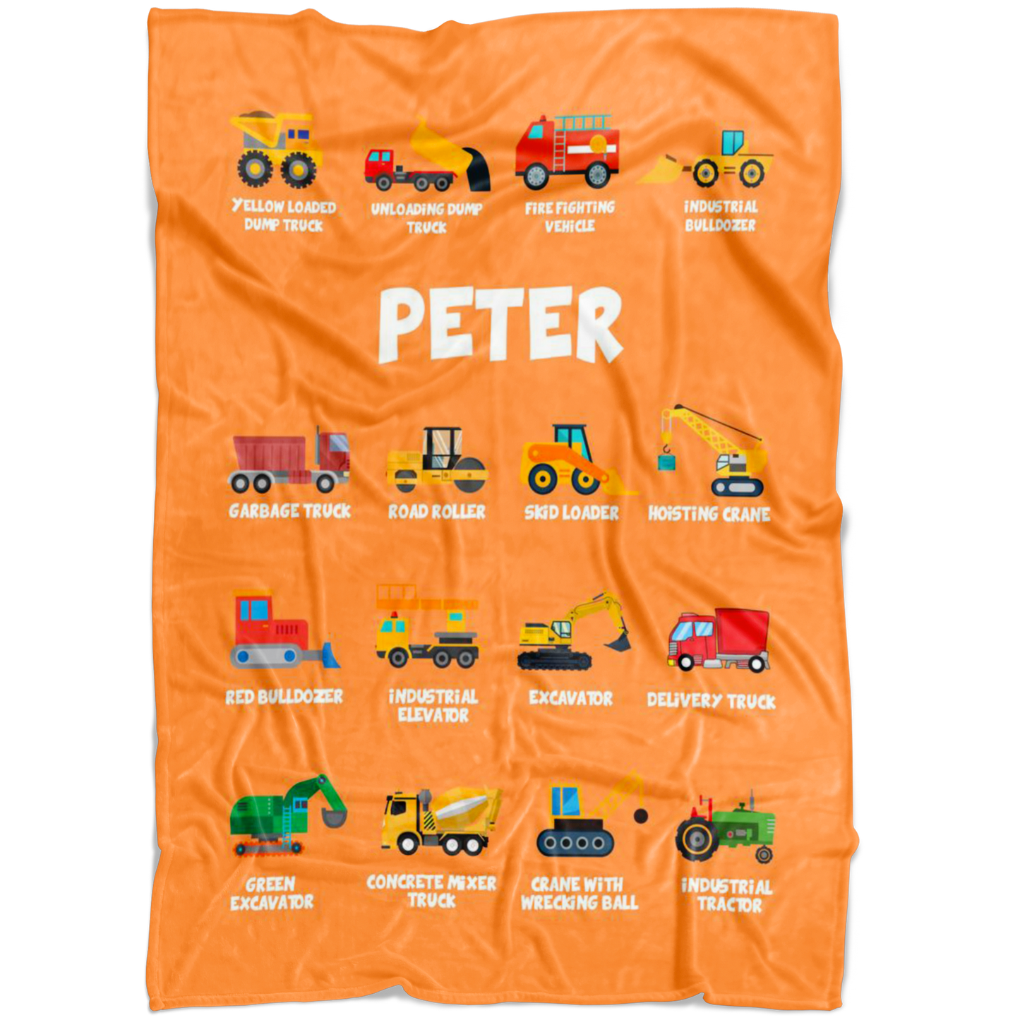 Peter Construction Blanket Orange