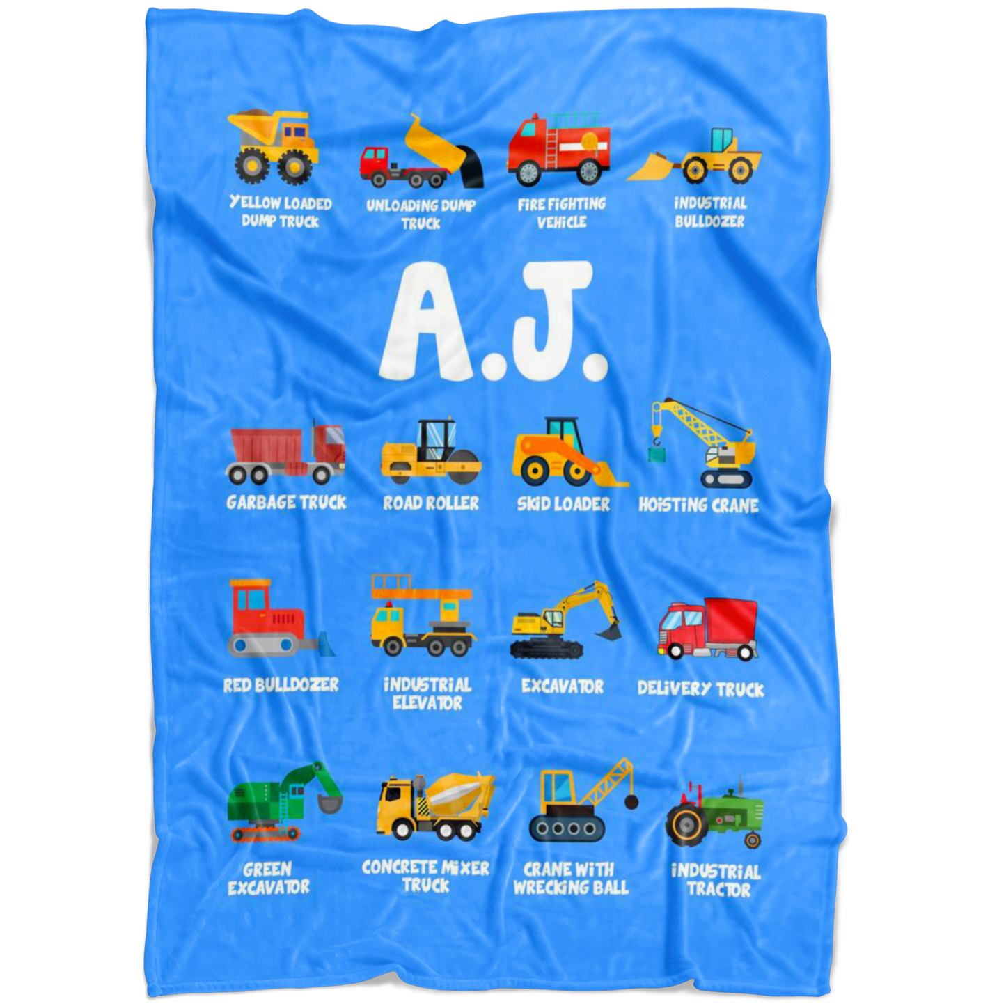 A.J. Construction Blanket Blue