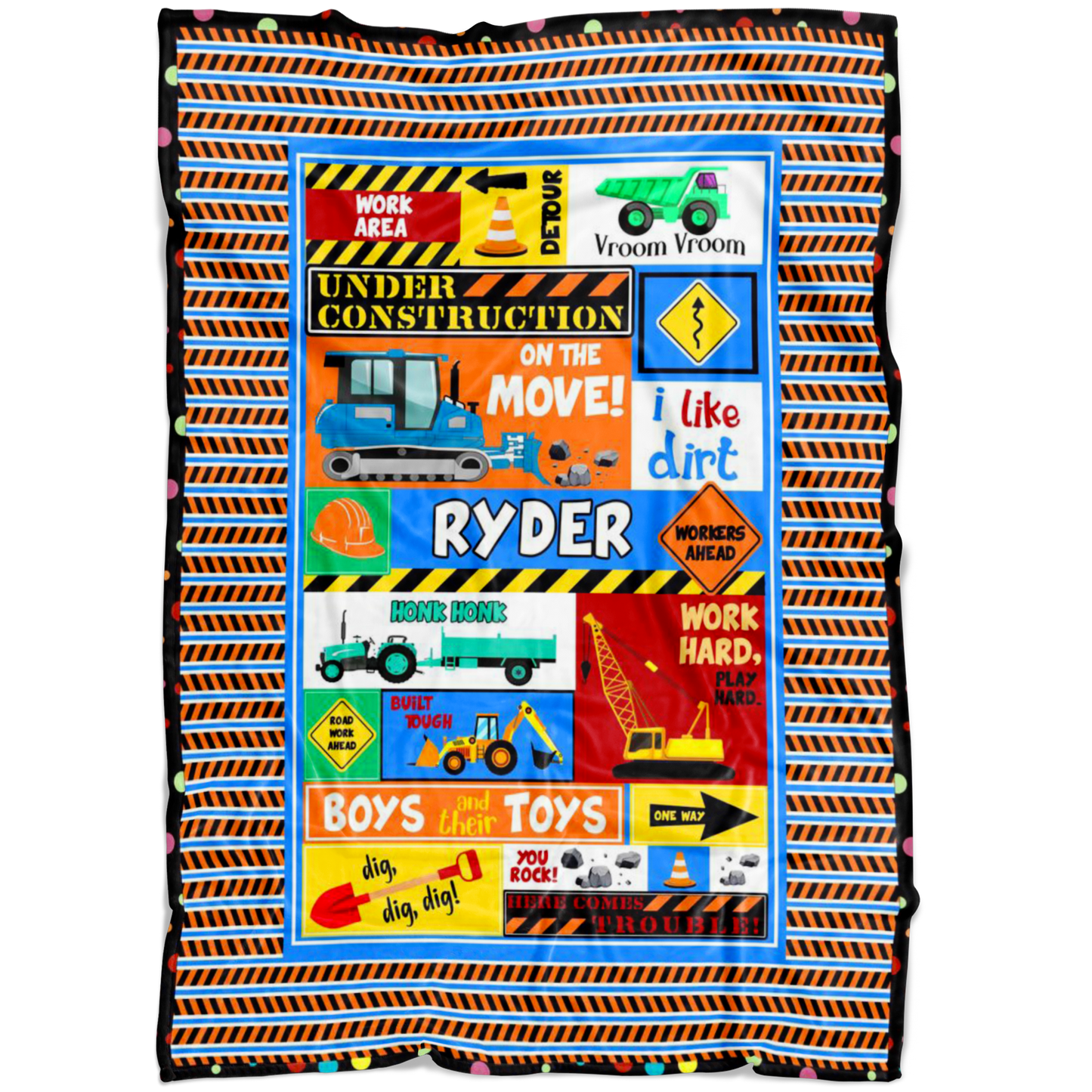 Ryder Under Construction Blanket