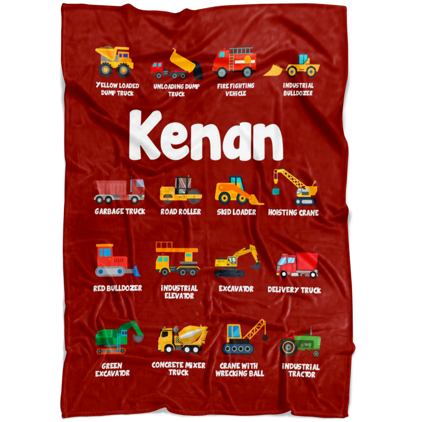 Kenan Construction Blanket Red