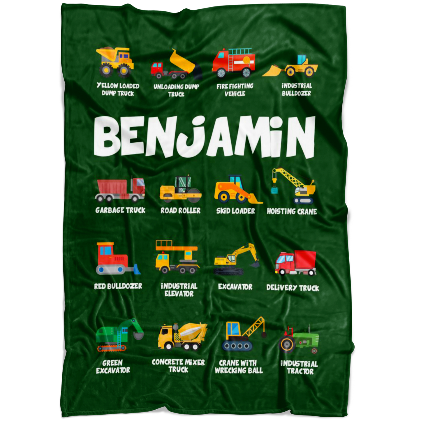 Benjamin Construction Blanket Green