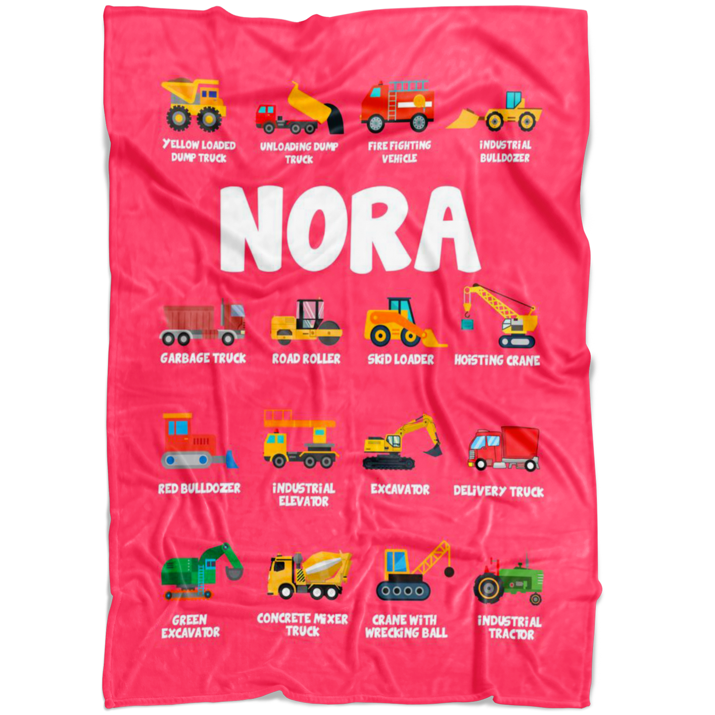 Nora Construction Blanket Pink