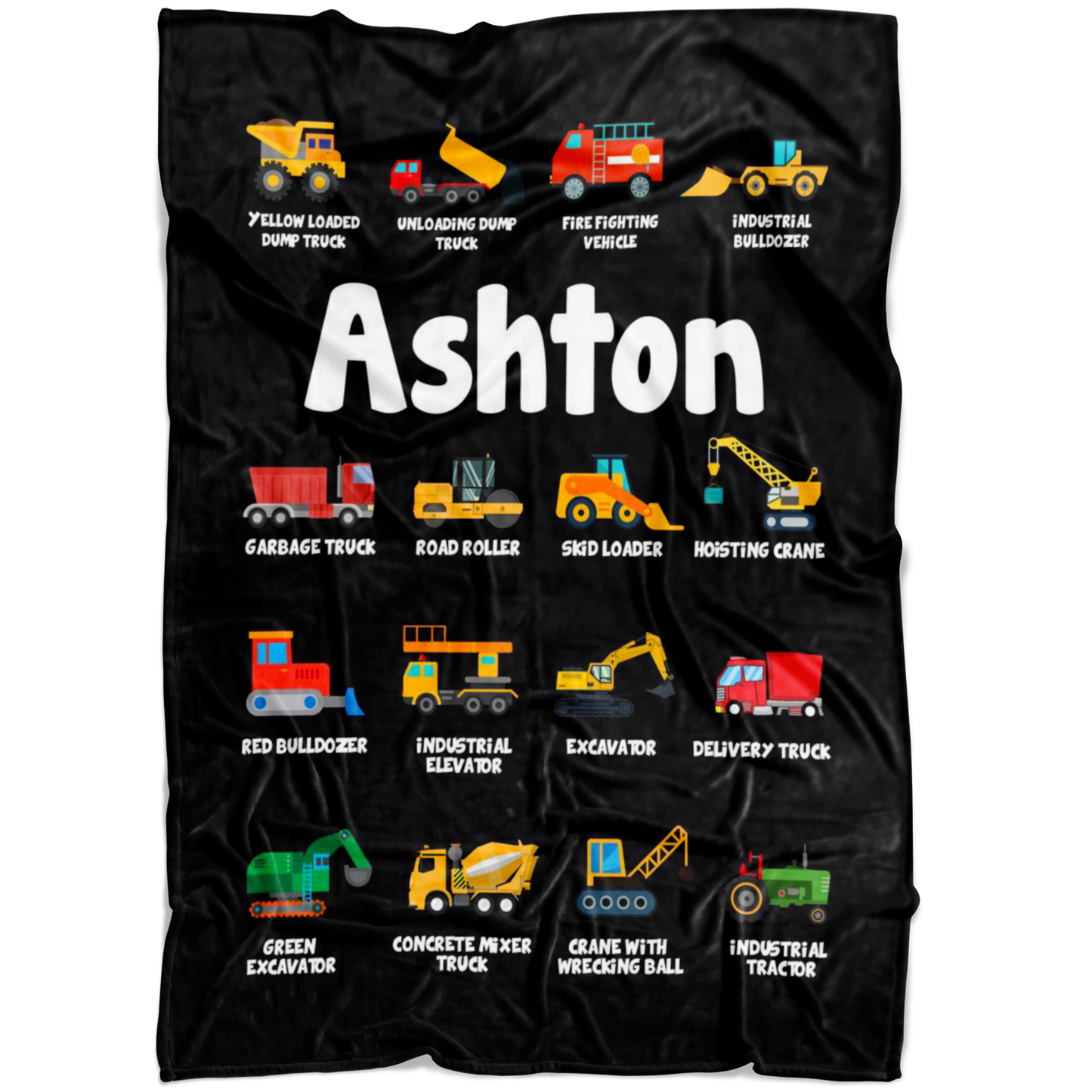 Ashton Construction Blanket Black