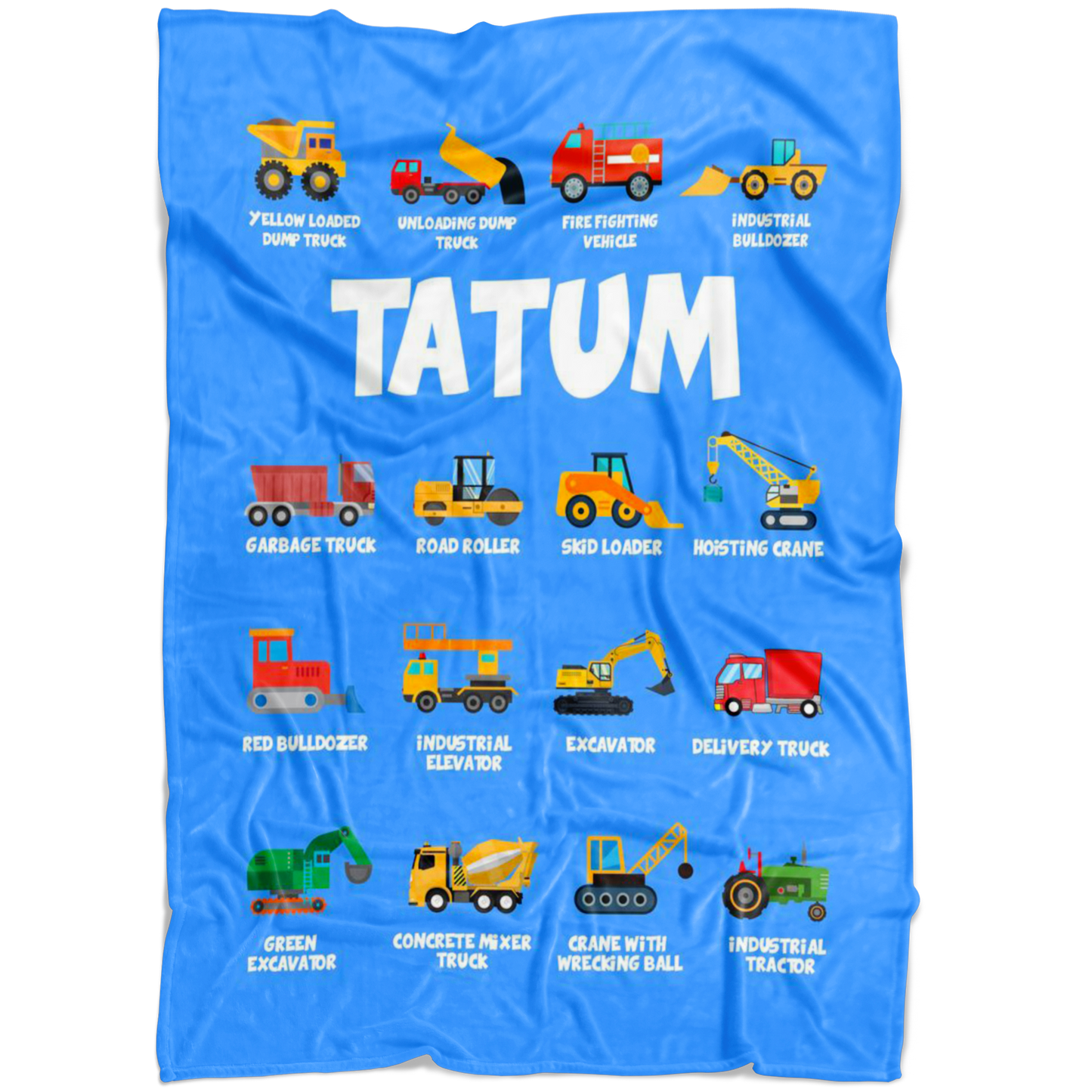 Tatum Construction Blanket Blue
