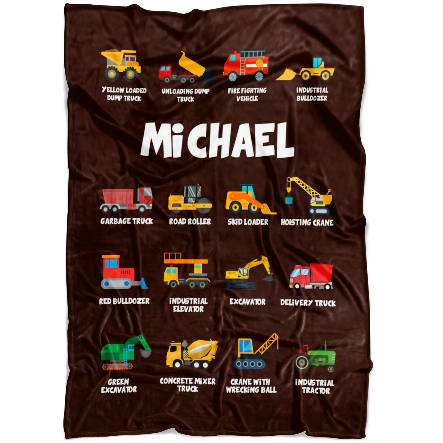 Michael Construction Blanket Brown