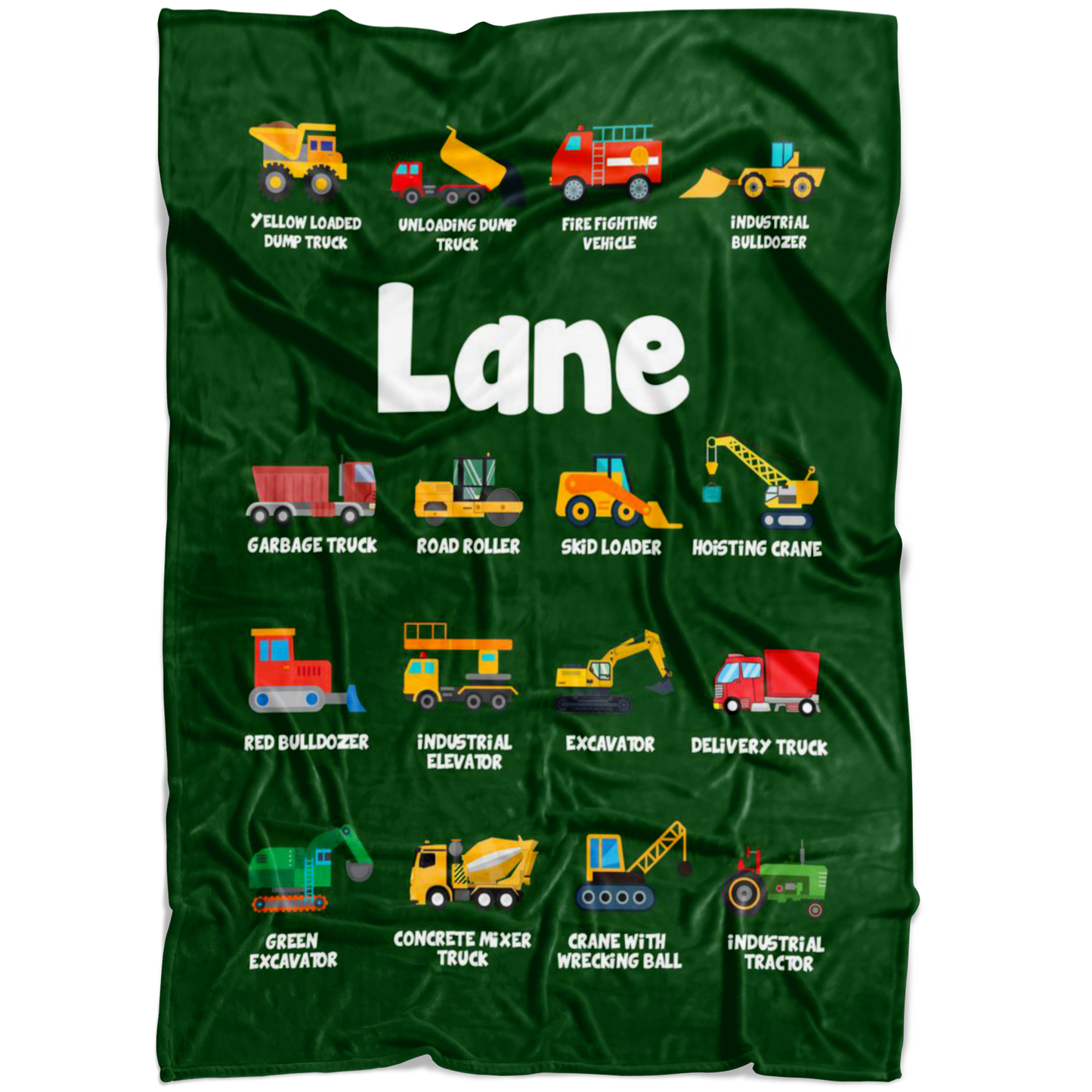 Lane Construction Blanket Green