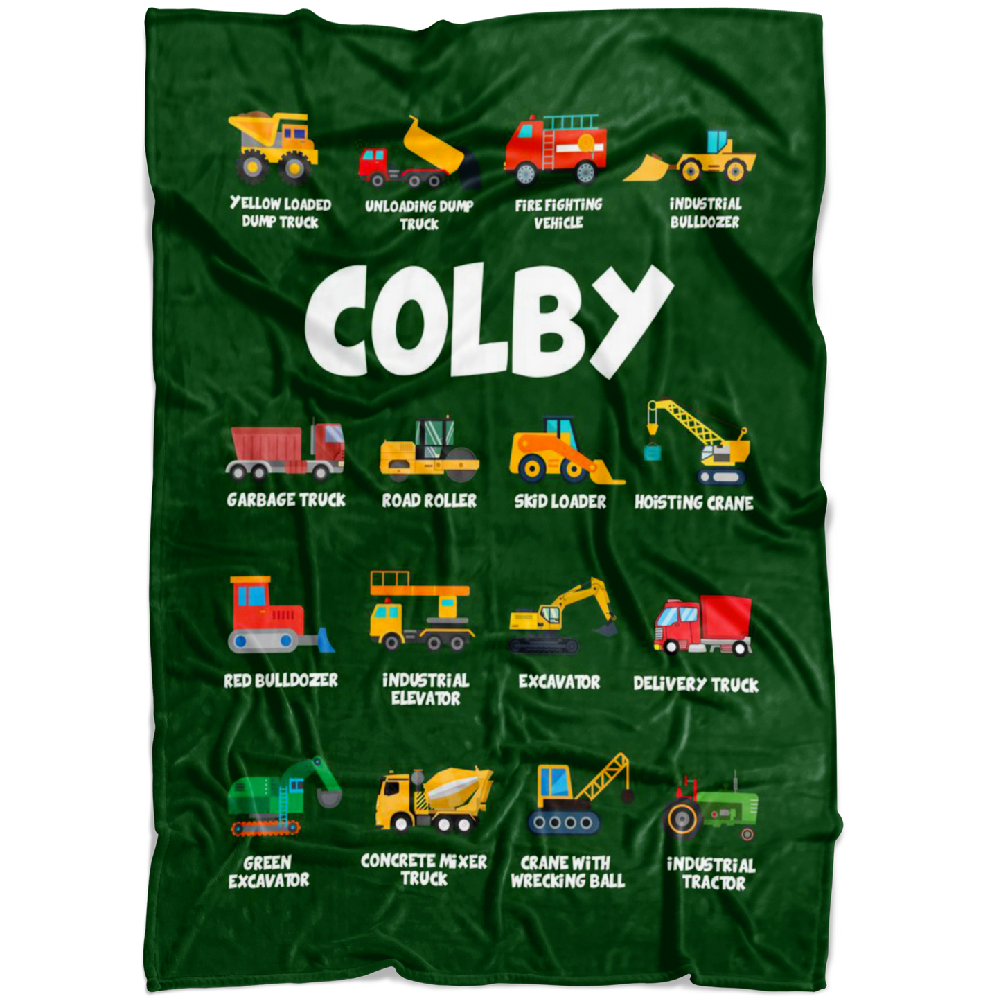Colby Construction Blanket Green