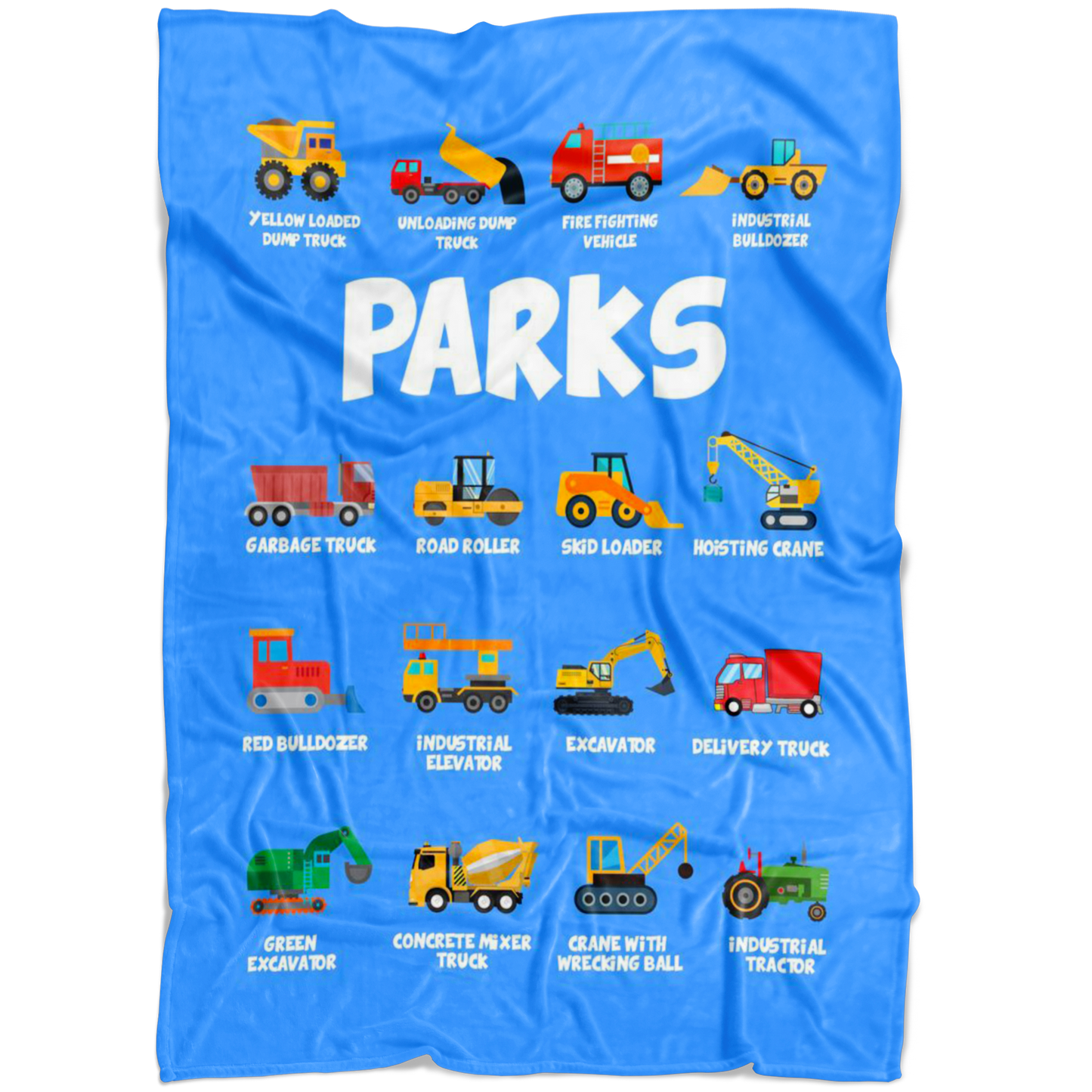 Parks Construction Blanket Blue