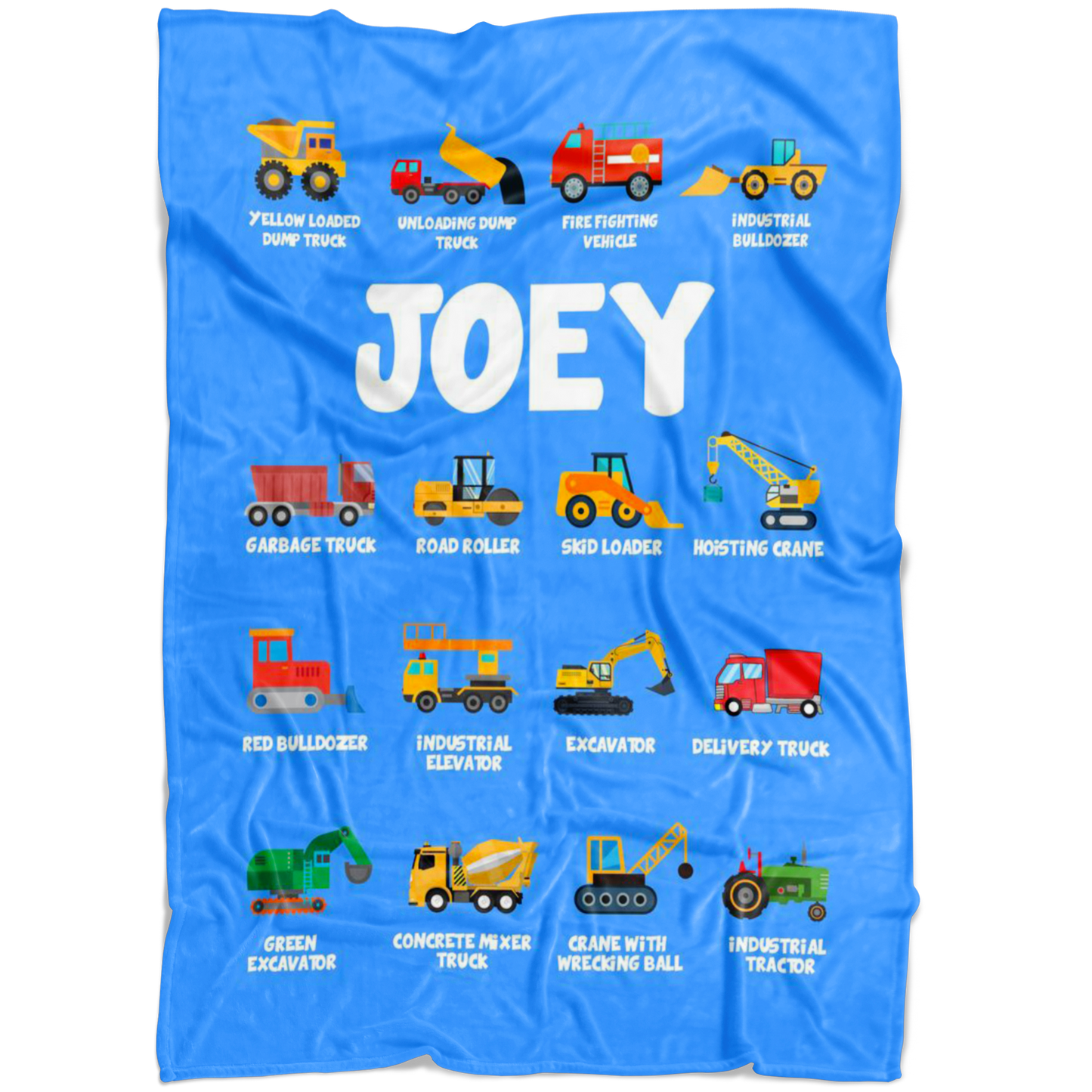 JOEY Construction Blanket Blue
