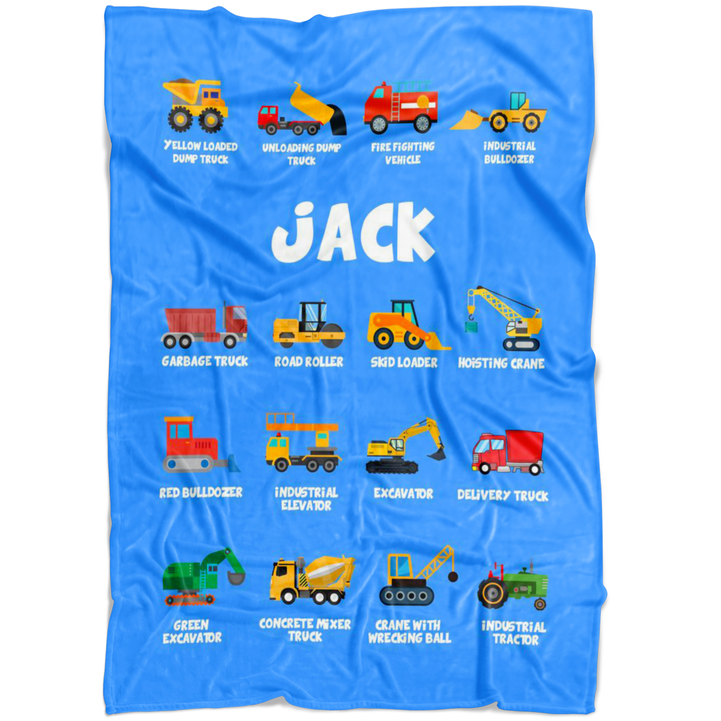 Jack Construction Blanket Blue