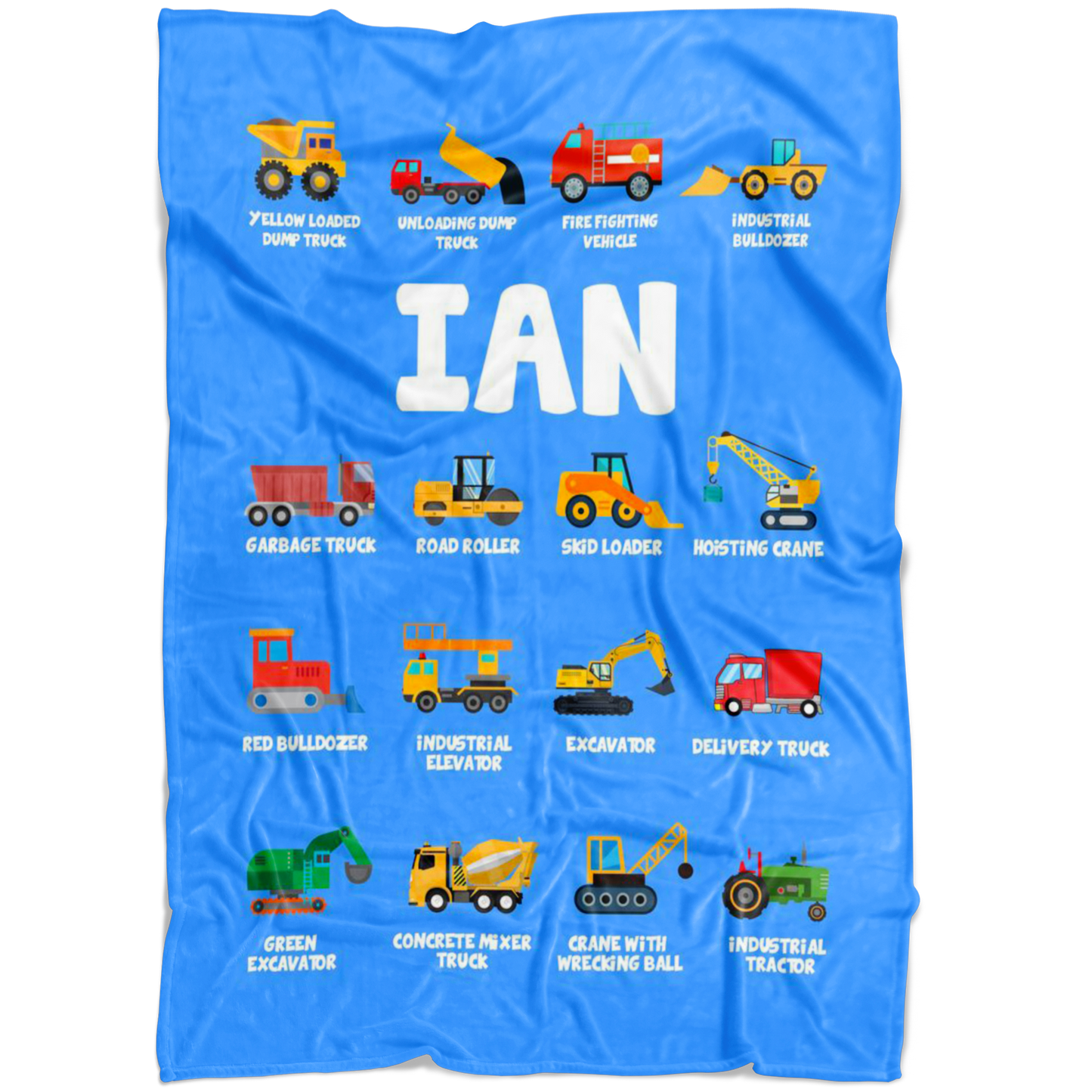 IAN Construction Blanket Blue