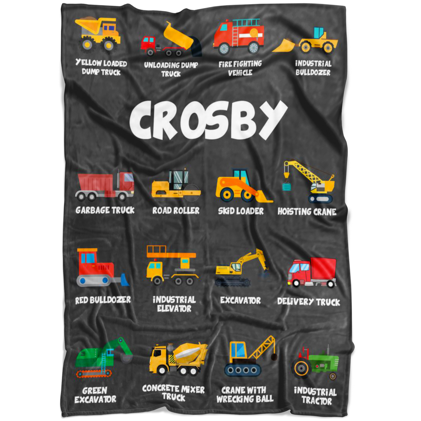 Crosby Construction Blanket Grey